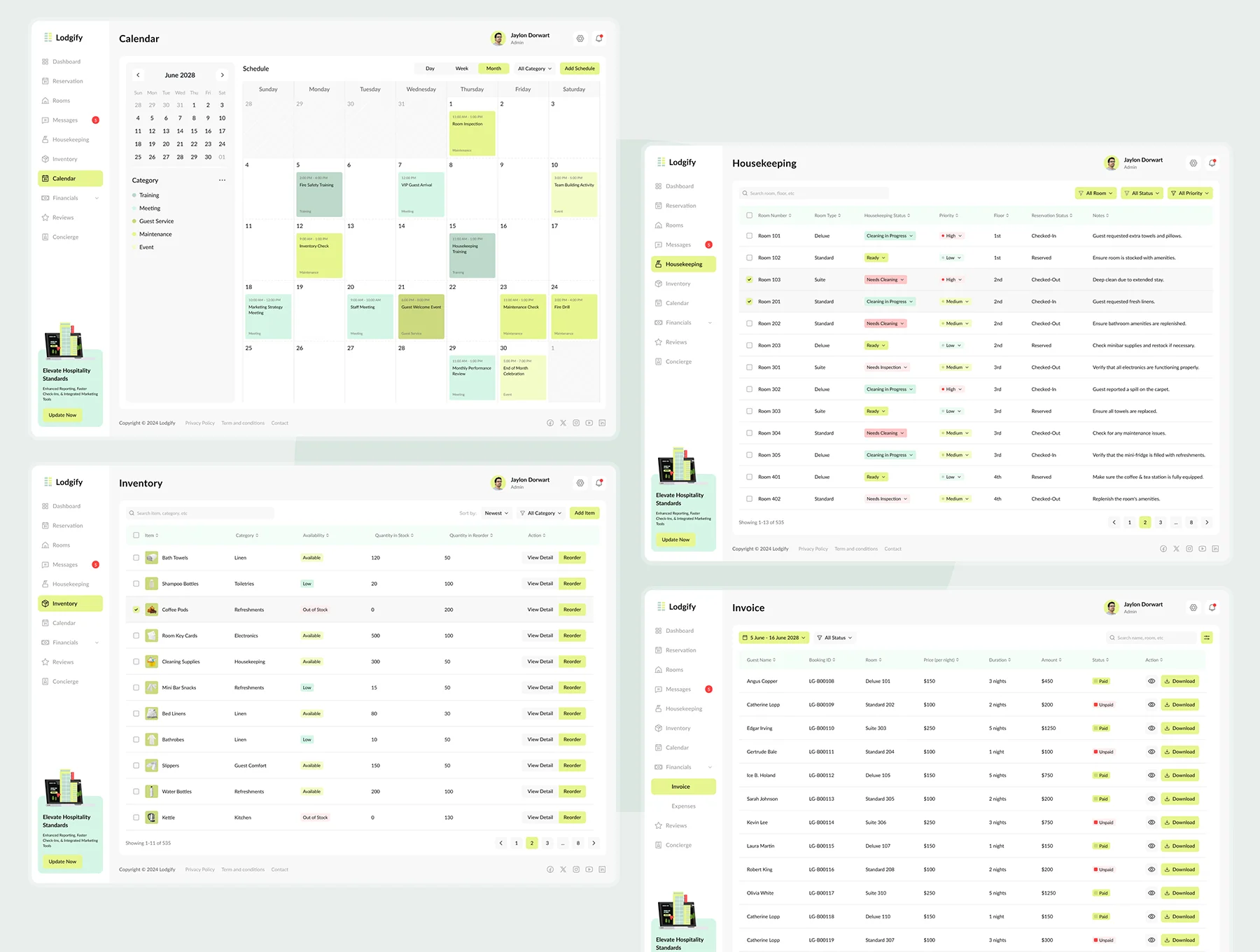 Lodgify - Hotel Management Dashboard 6