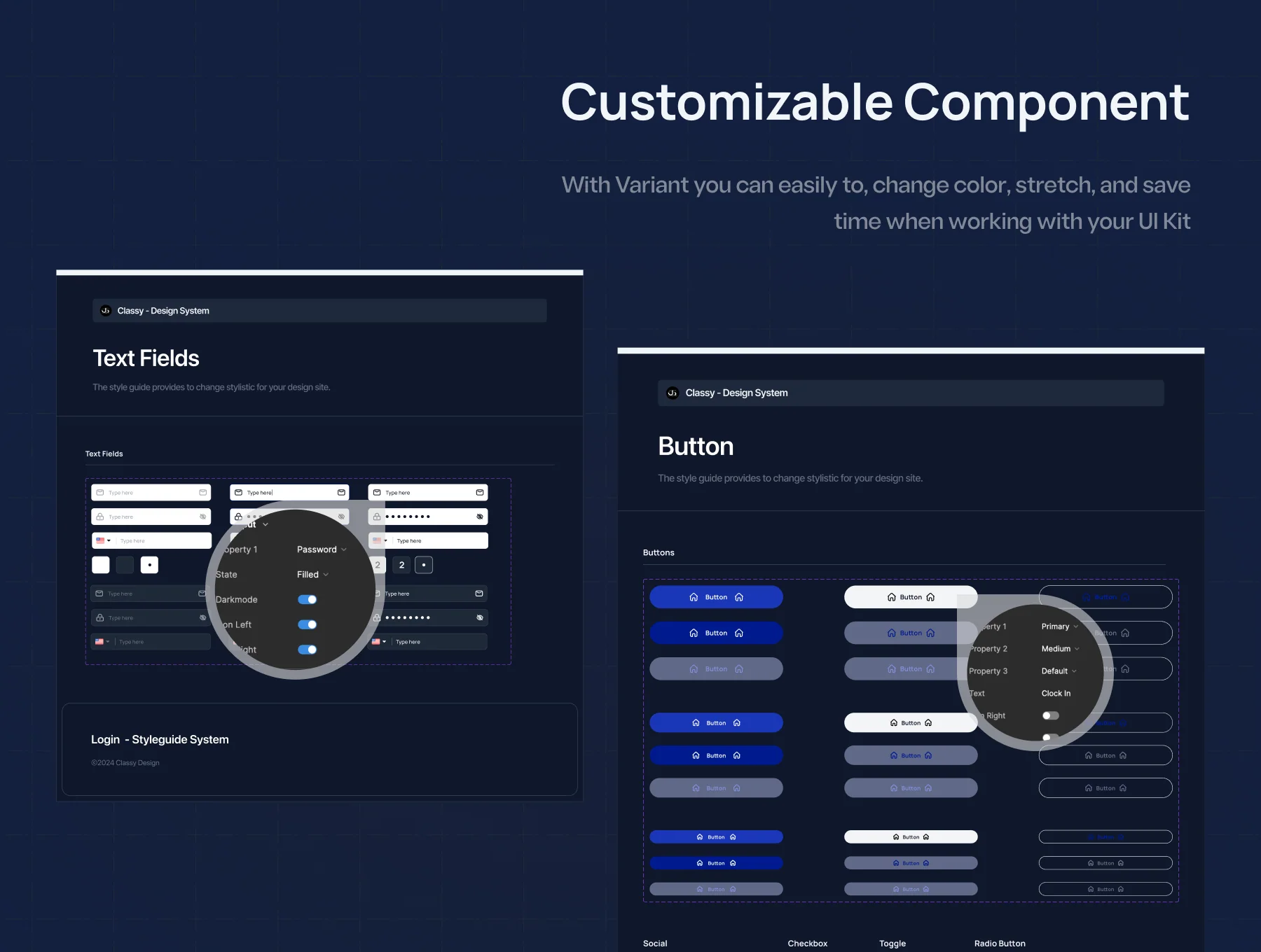 Login - HR Management Mobile App UI Kit 4