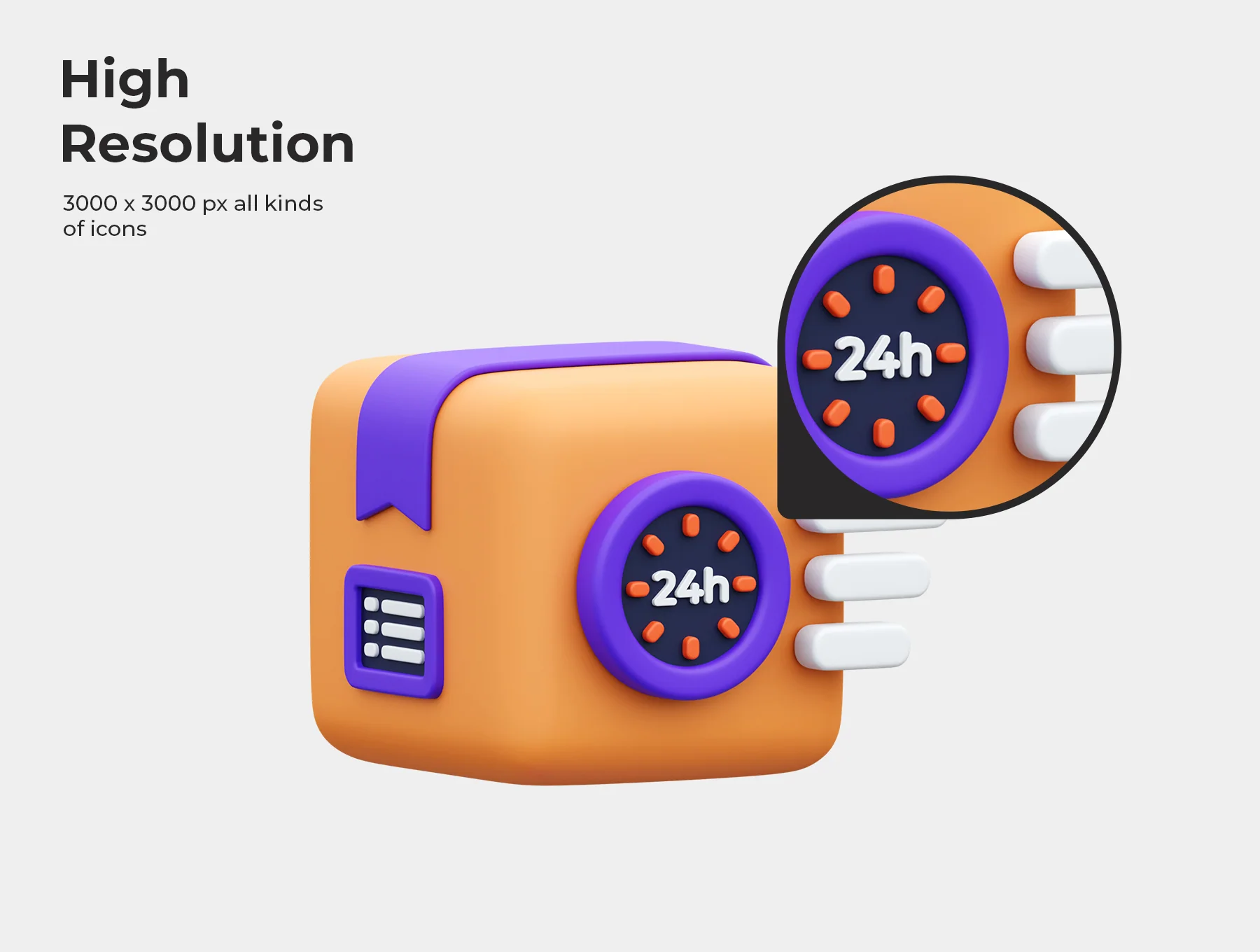 Logistic & Delivery 3D Icons 3