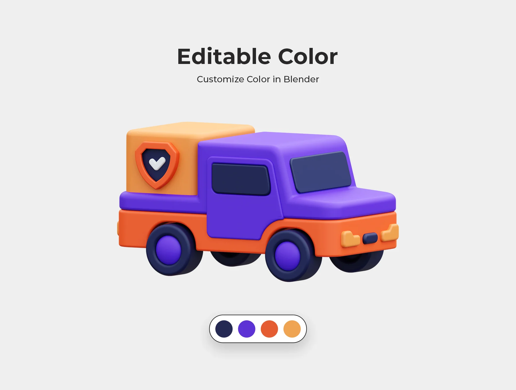 Logistic & Delivery 3D Icons 4