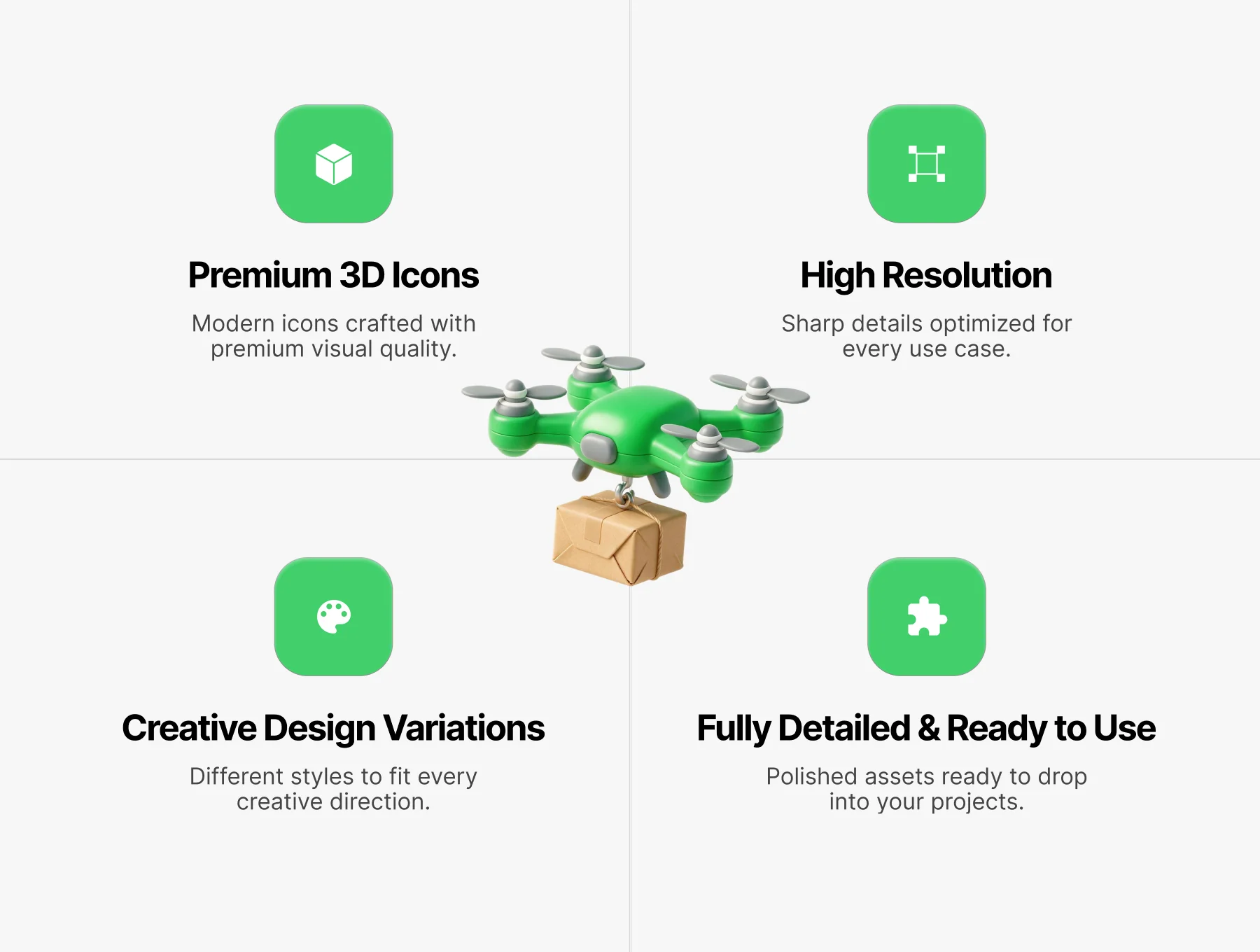 Logistics 3D Icon Set 2