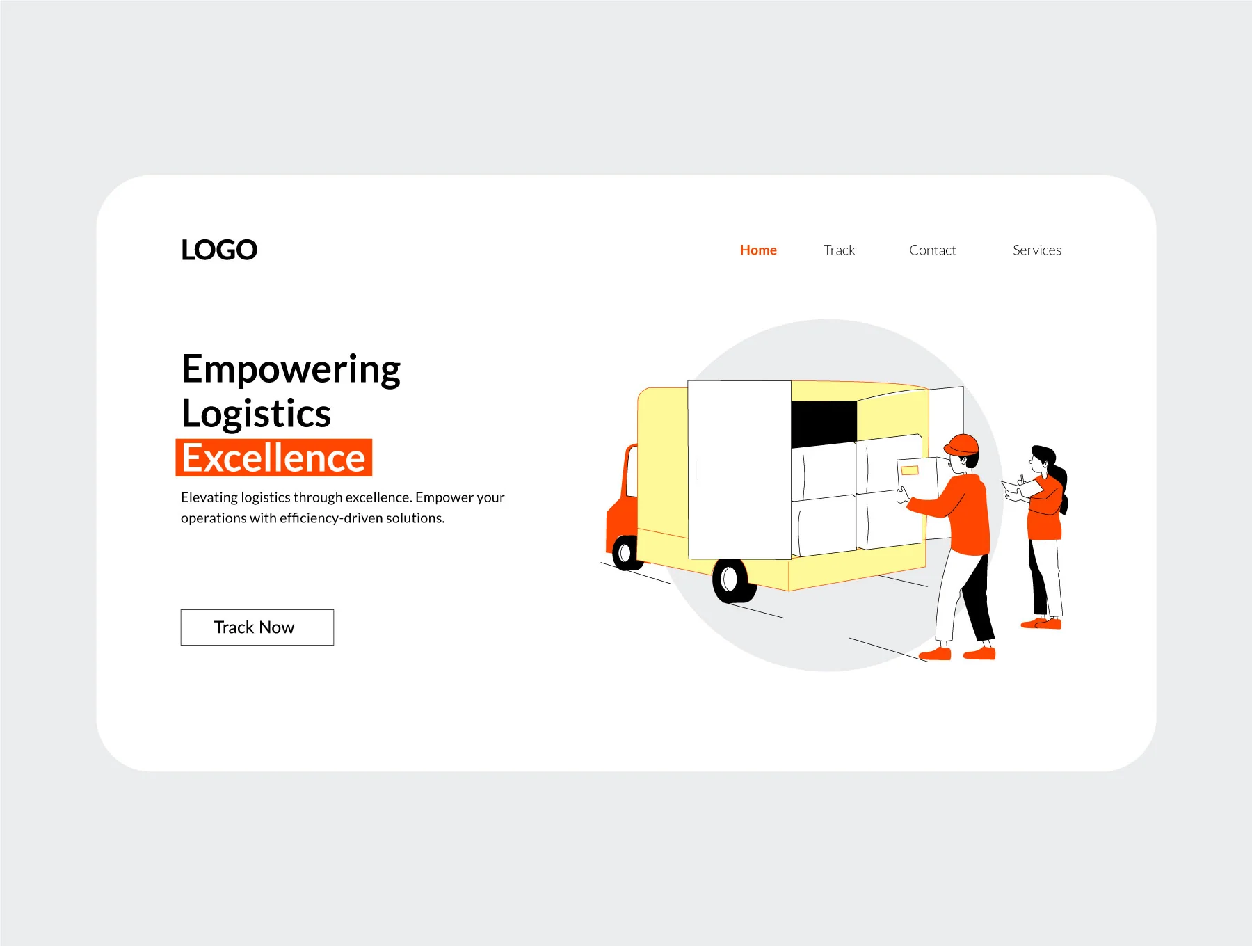 Logistics Freehand Drawing Illustration Pack 4