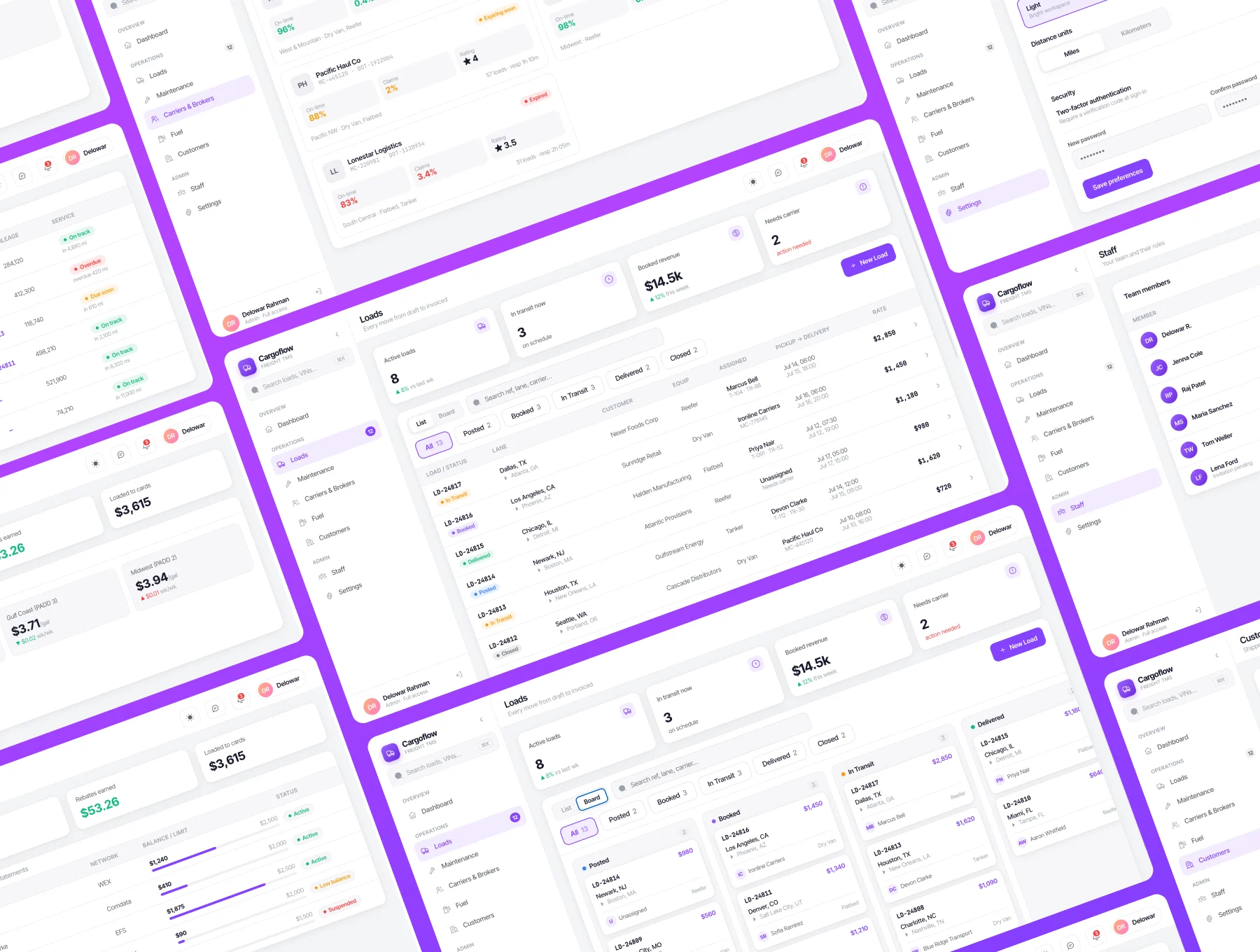 Logistics Management Dashboard HTML Template 3