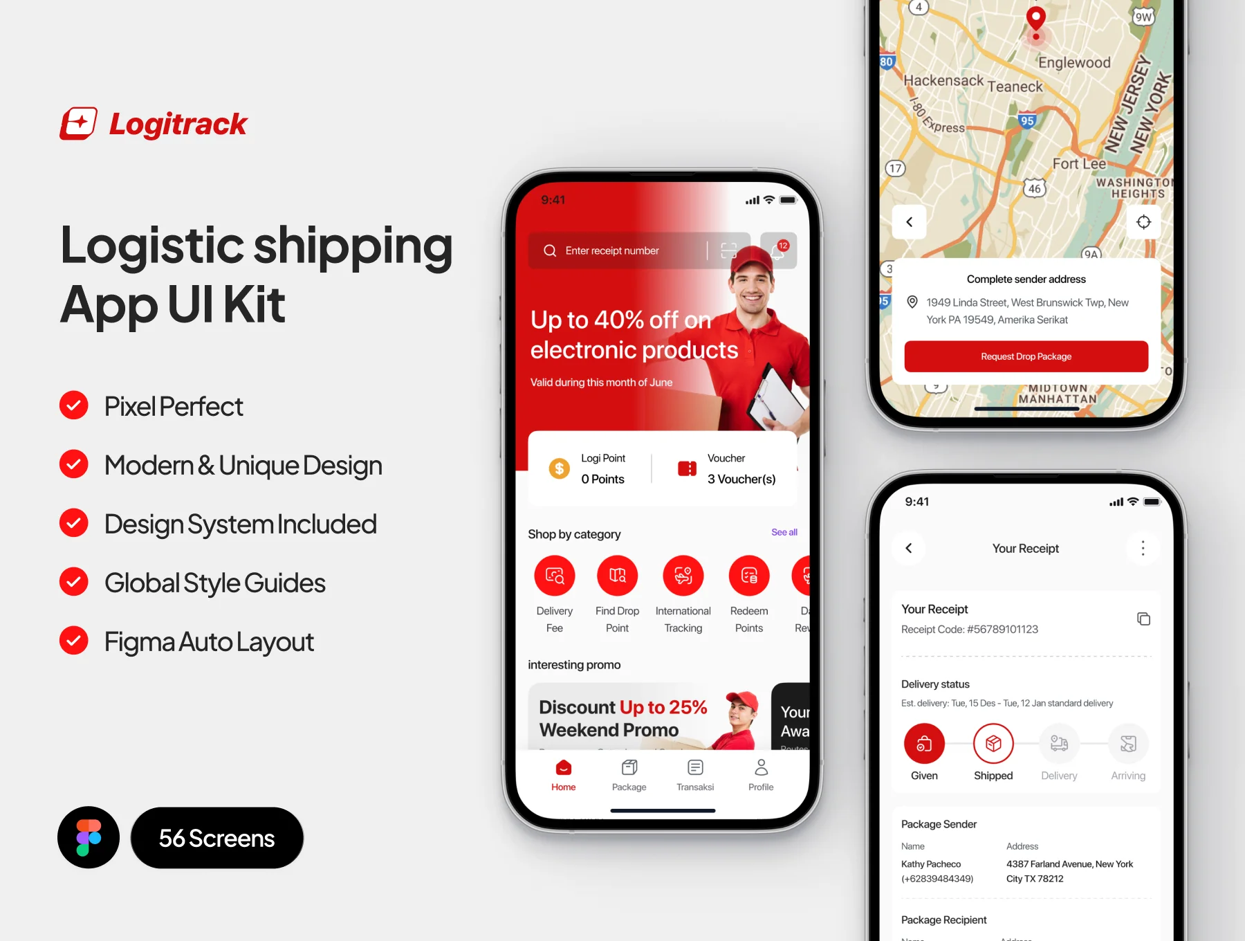 LogiTrack - Logistic shipping App