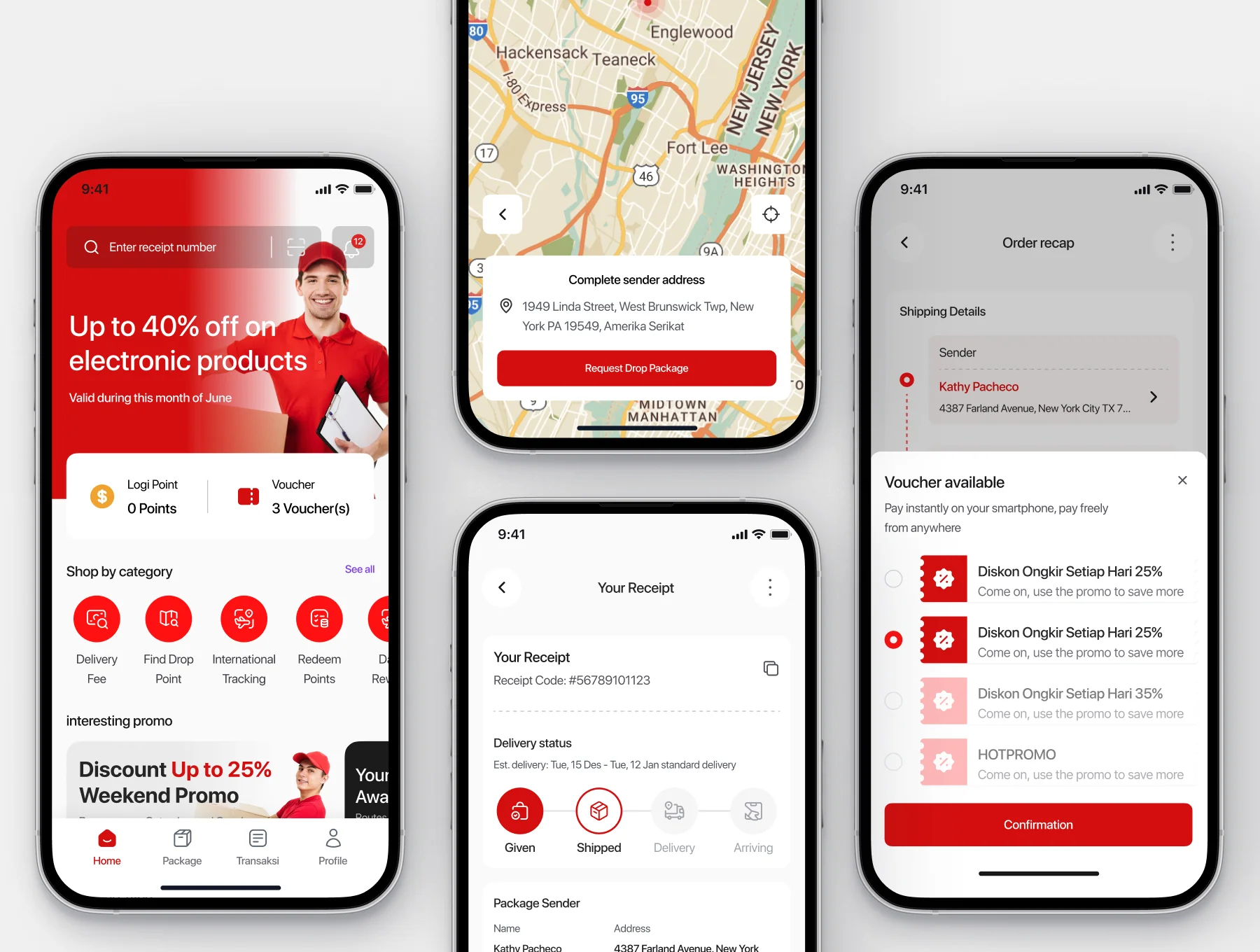 LogiTrack - Logistic shipping App 2