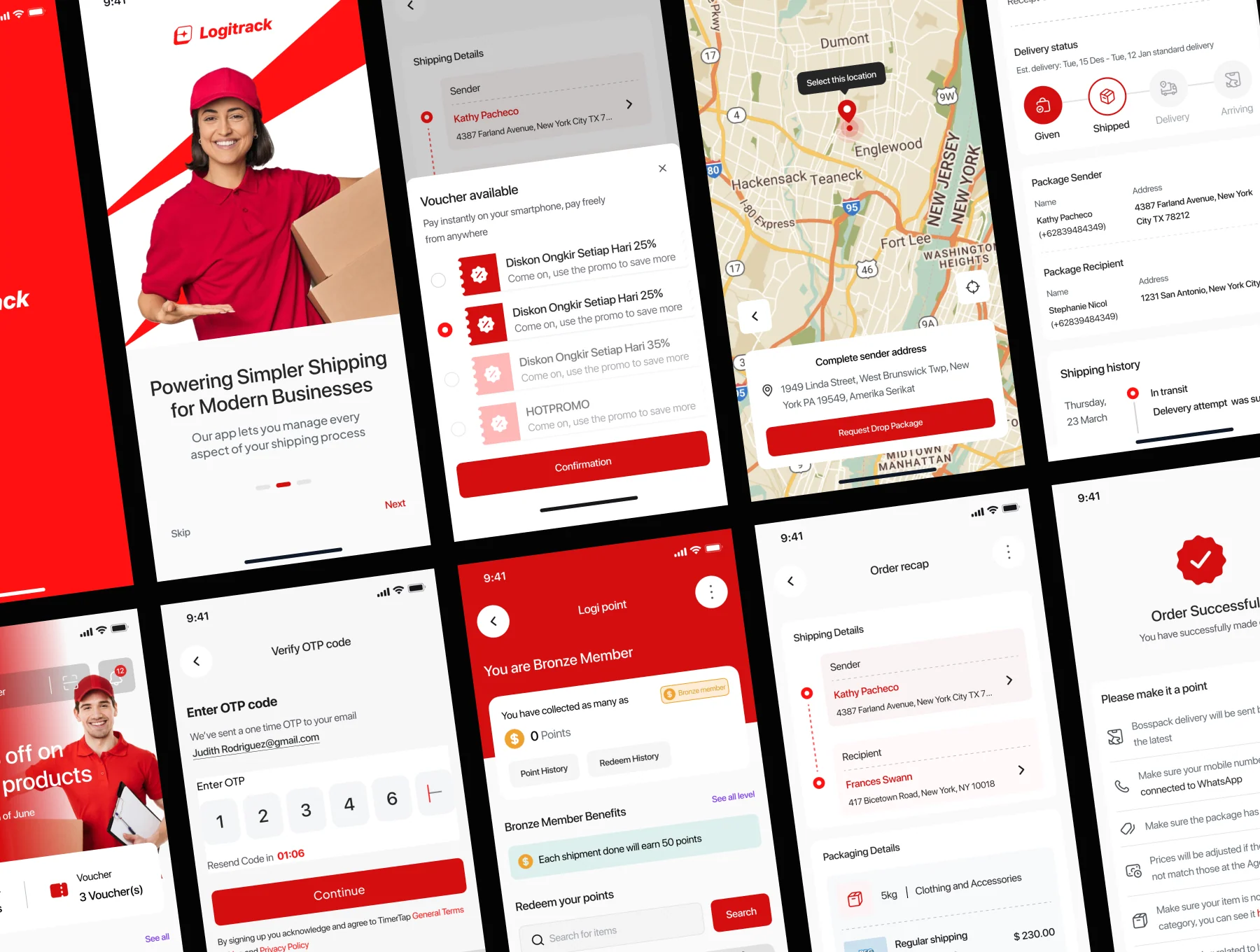 LogiTrack - Logistic shipping App 7