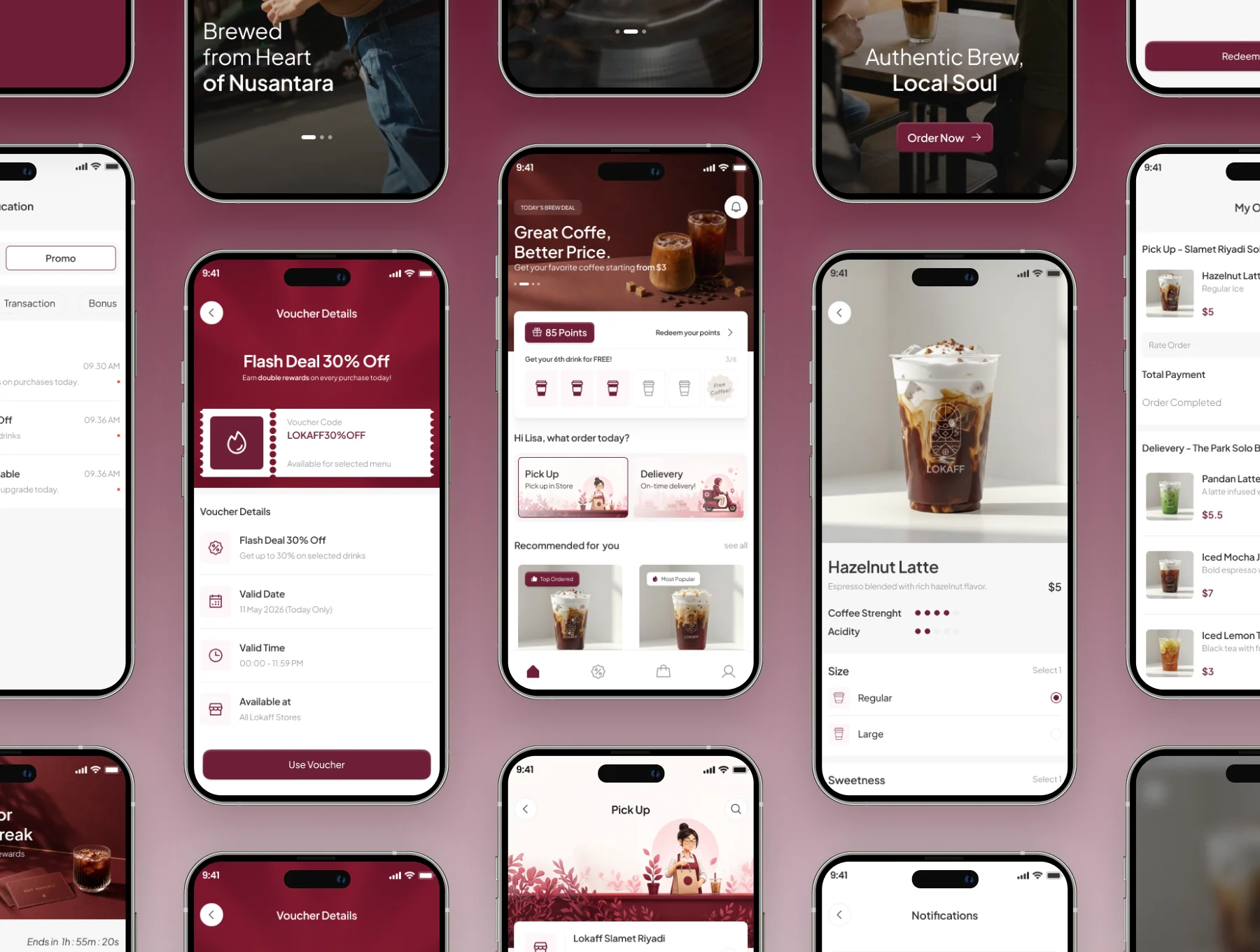 Lokaff - Coffee Mobile App Kit 5