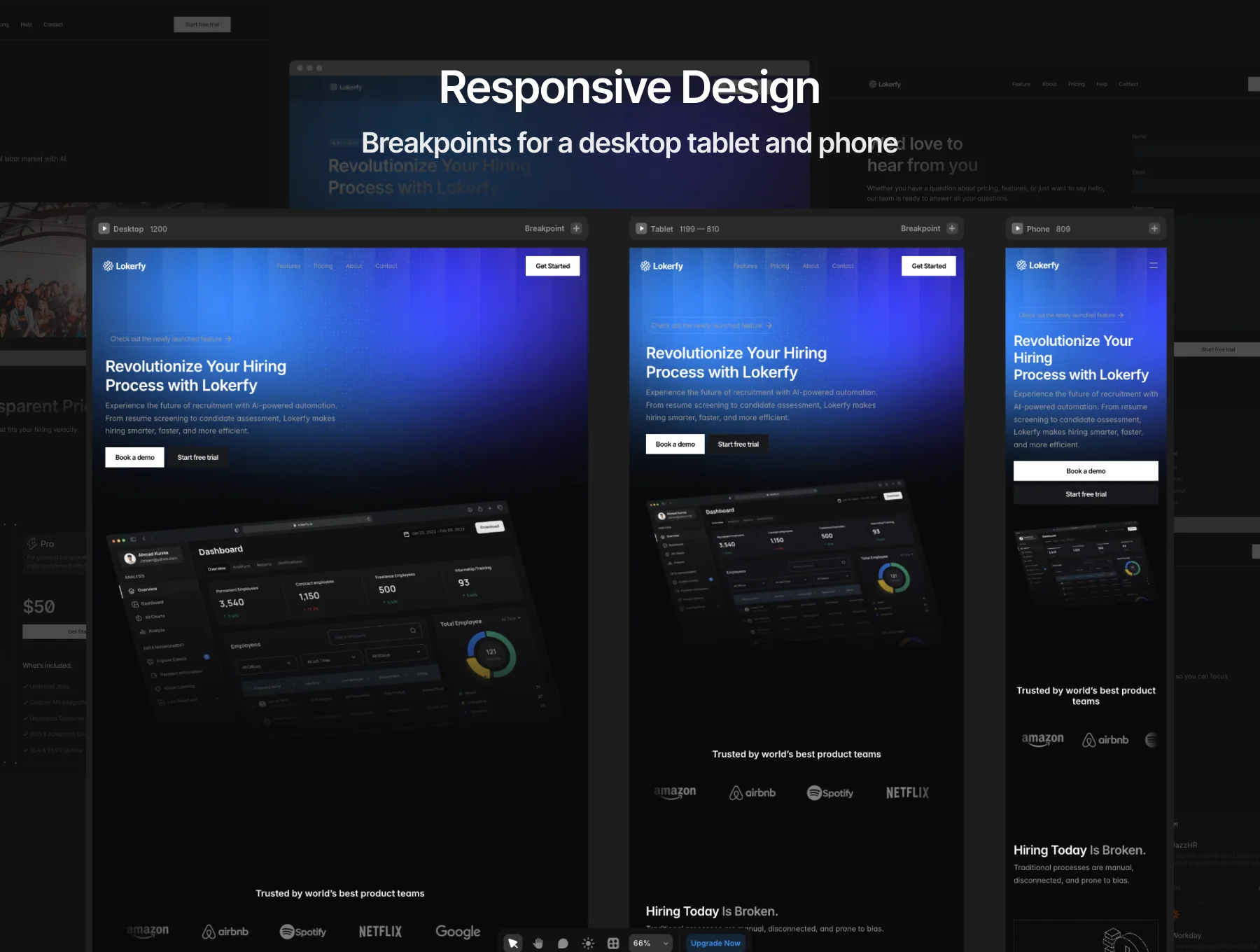 Lokerfy – HRM AI Recruitment Framer Template 6