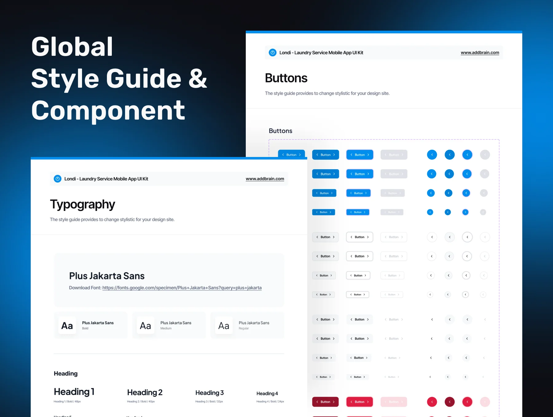 LONDI - Smart Laundry Service Mobile App UI Kit 3