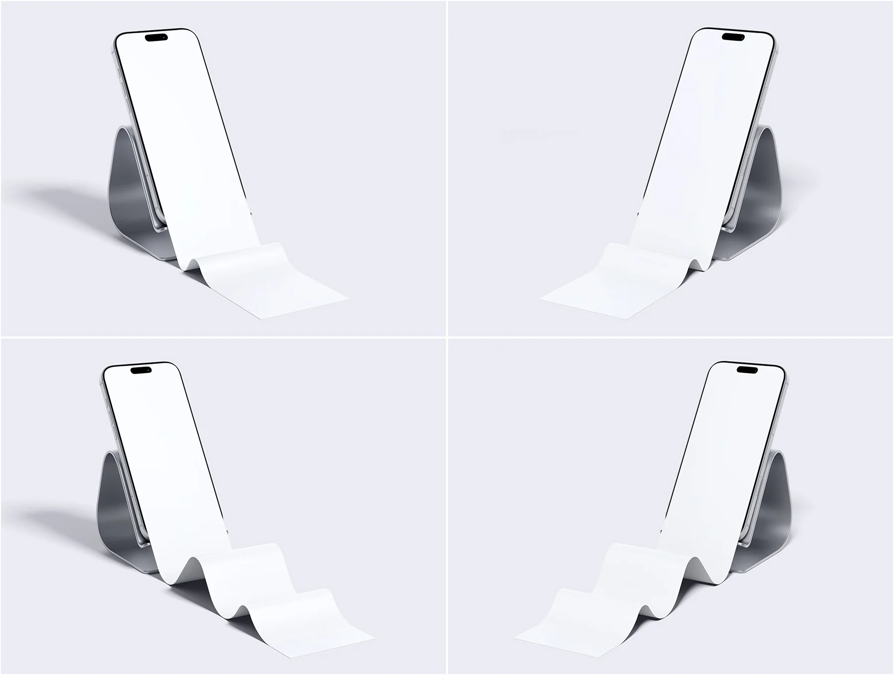 Long Scroll Phone Screen Mockup 2