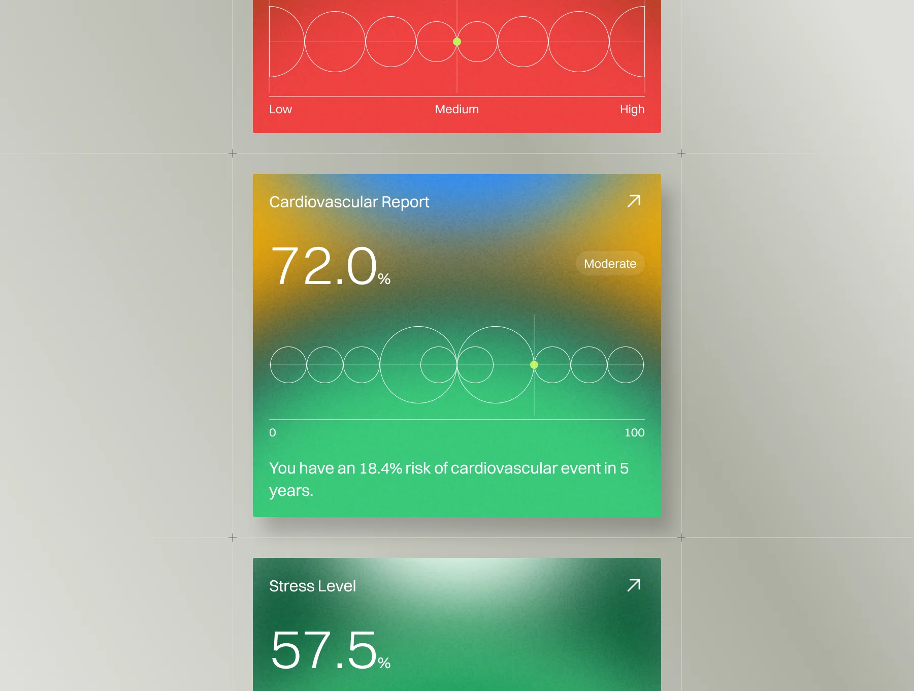 Longevity Health Cards UI Kit – 50 Premium Biomarker Components 7
