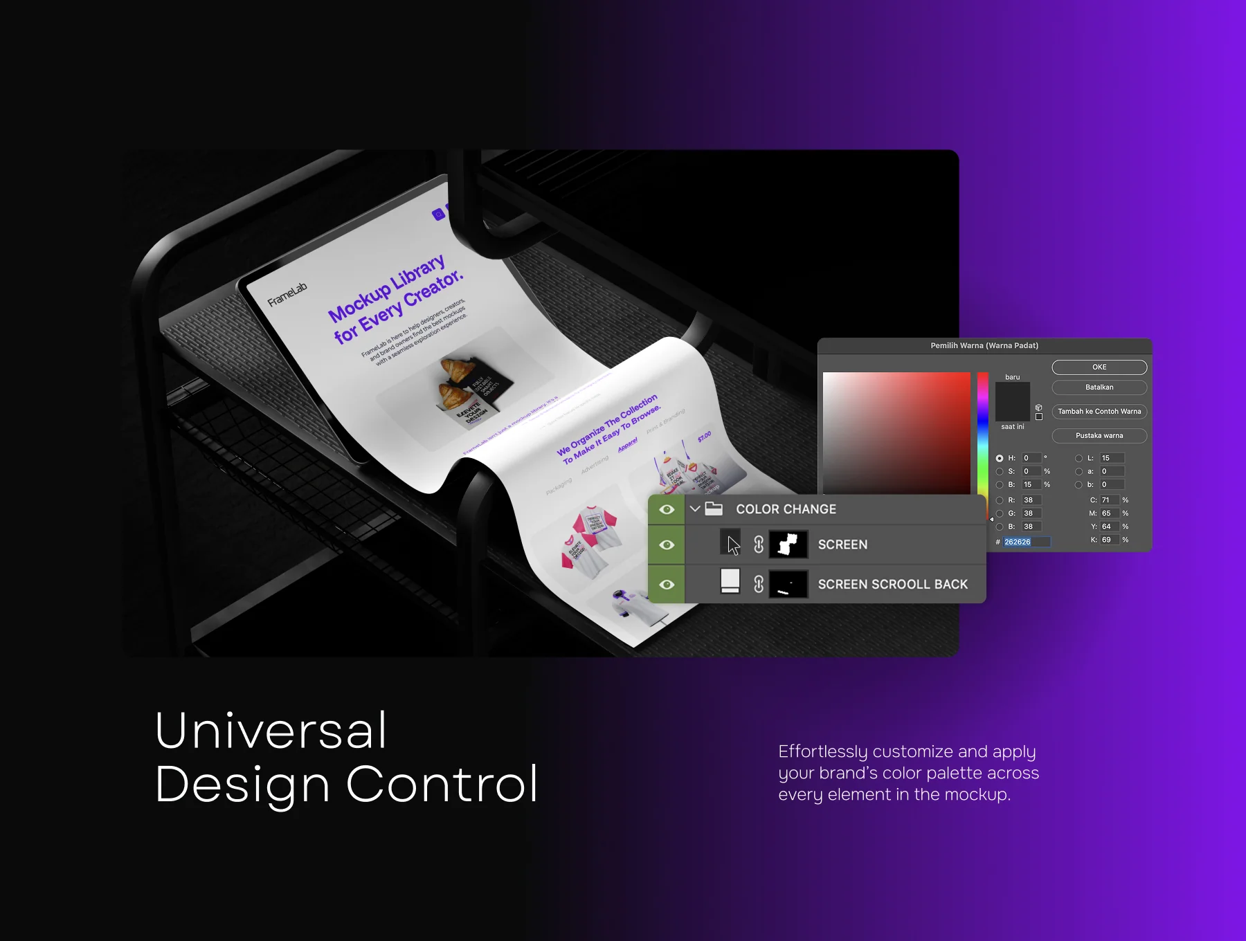 Longscroll Device Mockup – Mobile Display 3