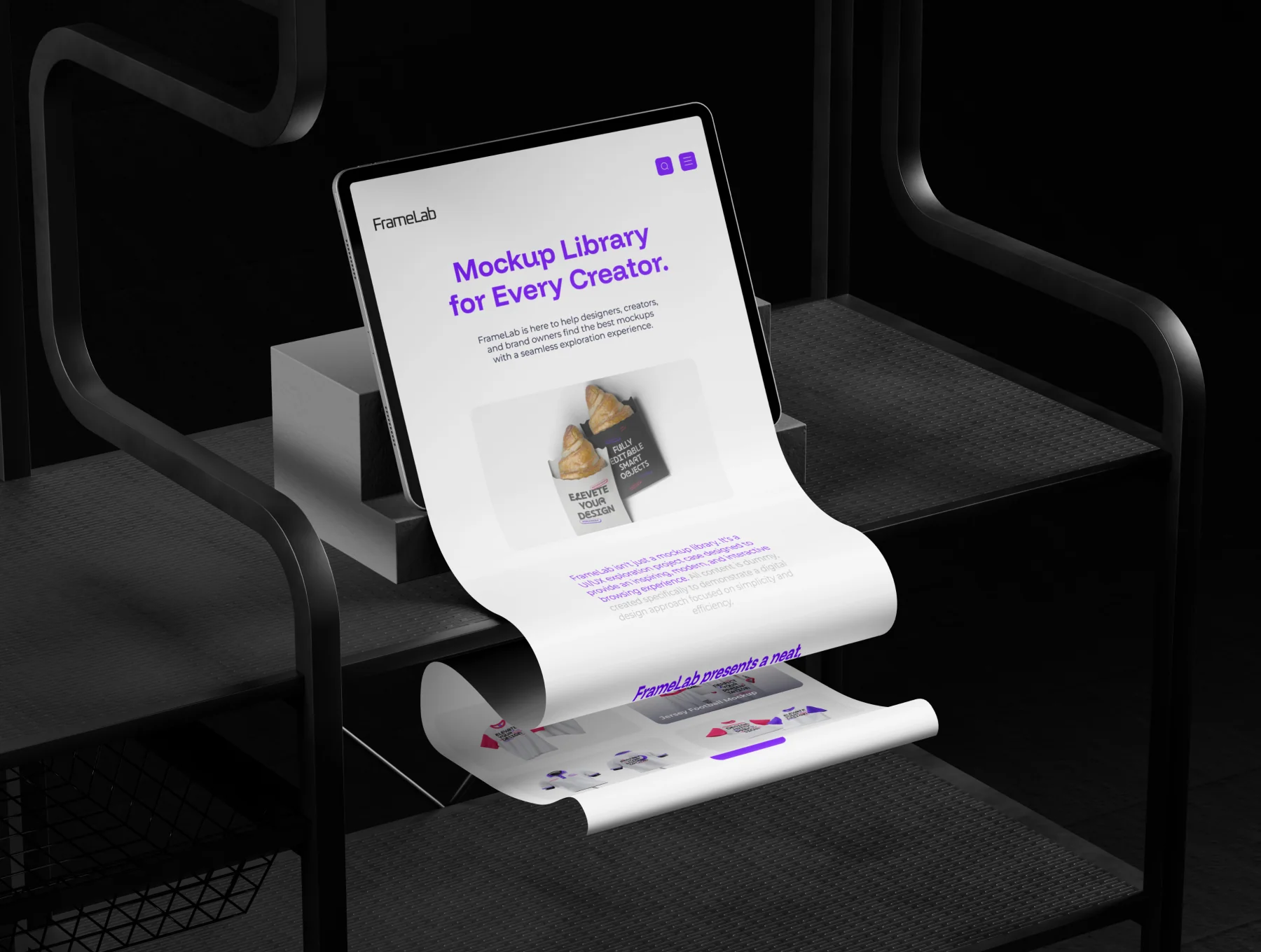 Longscroll Device Mockup – Mobile Display 7