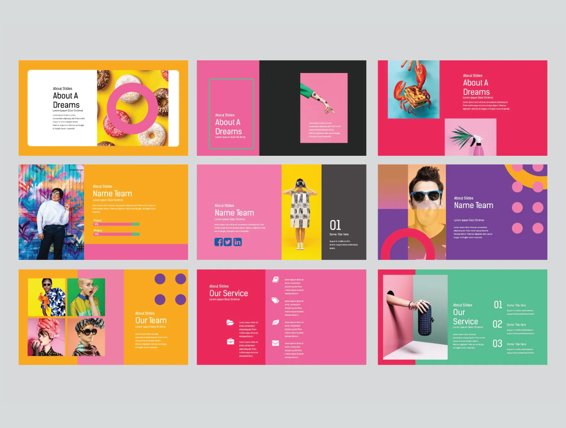 LookBook Pastel PowerPoint 3