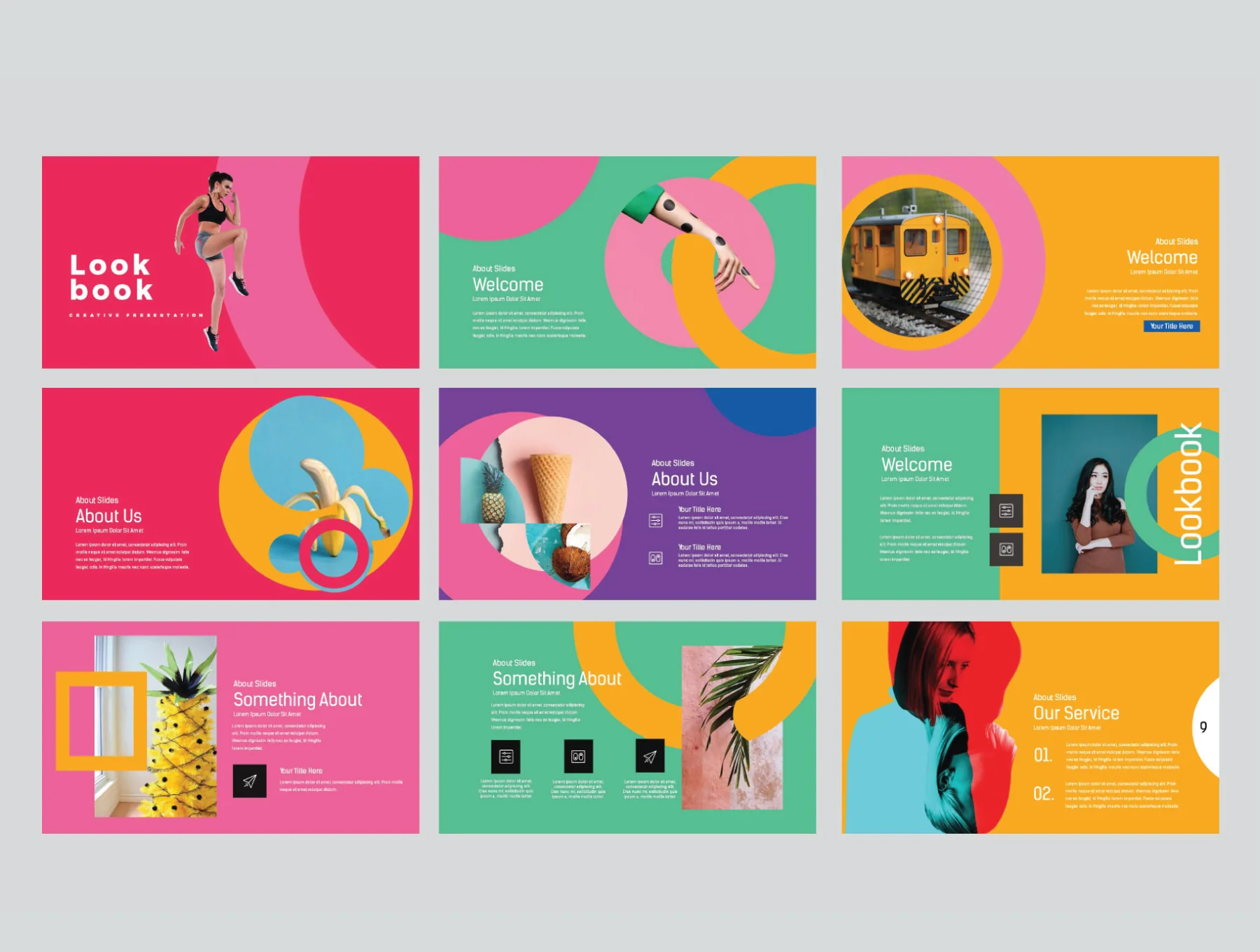 LookBook Pastel PowerPoint 5