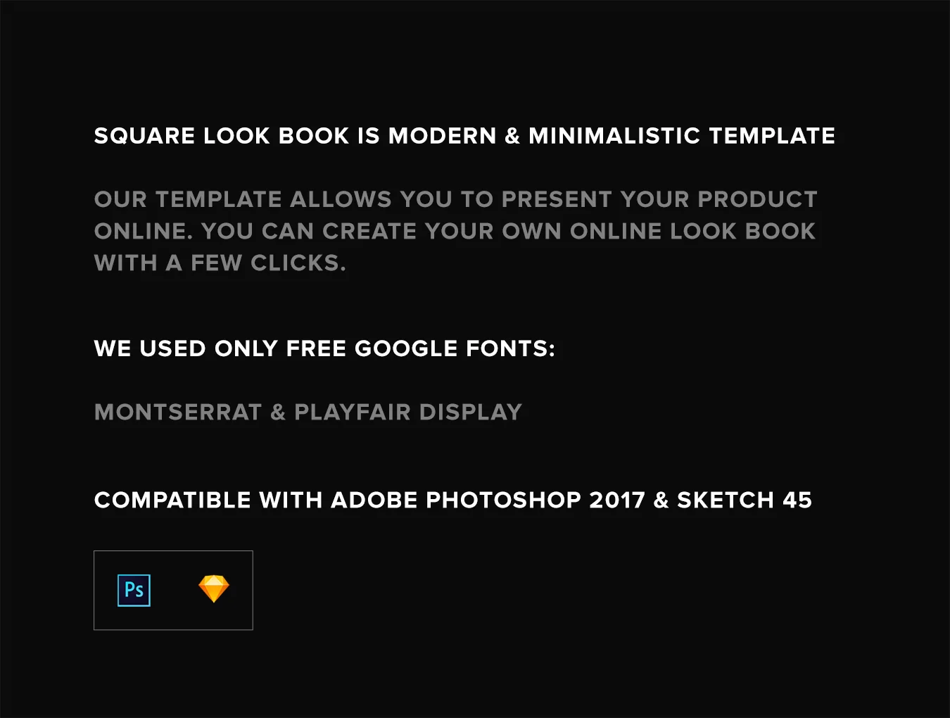 LookBook Template SQUARE 2