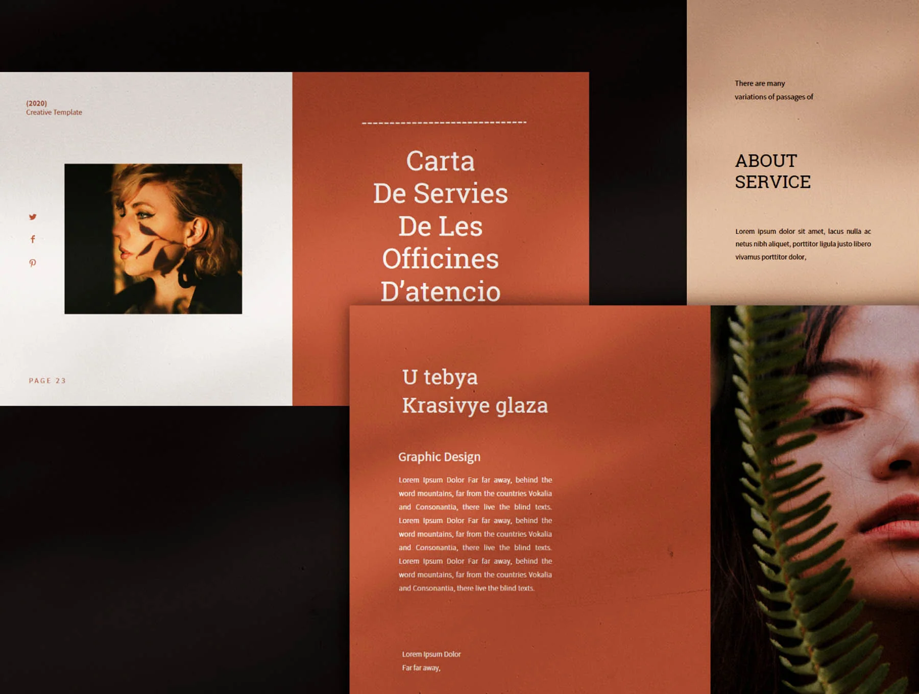 Looks - PowerPoint Template 4