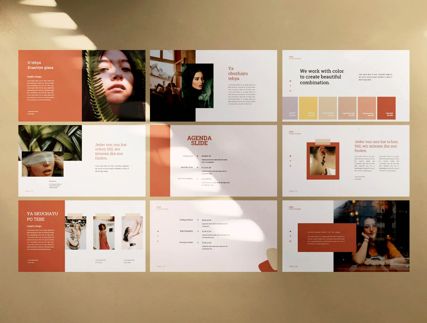 Looks - PowerPoint Template 7