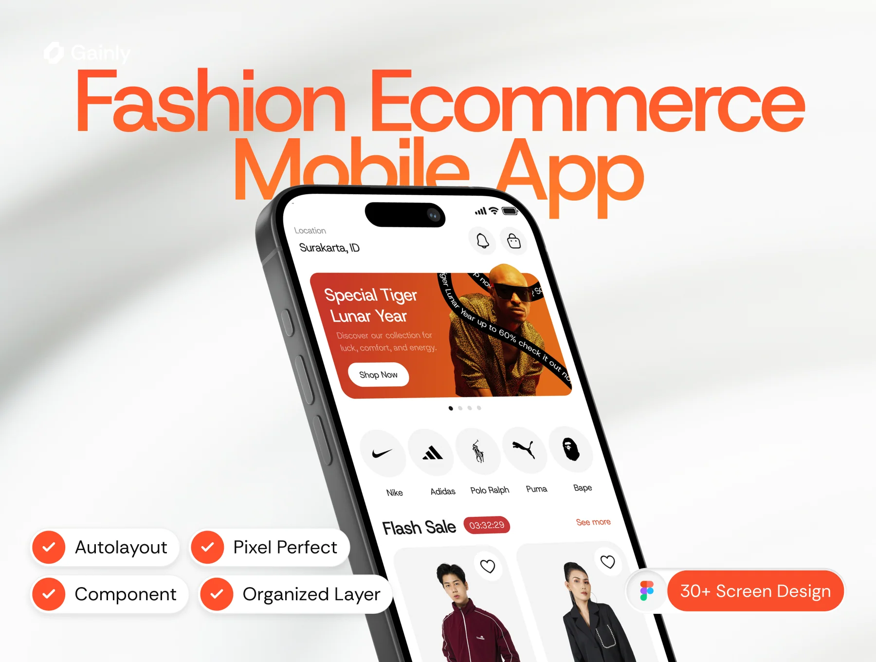 Looky – E-commerce mobile UI Kit