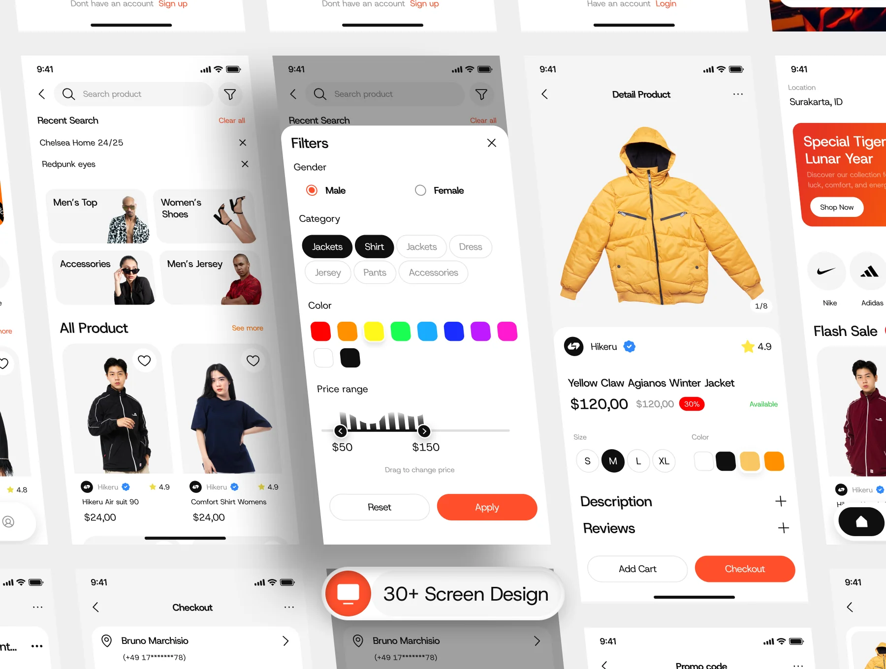 Looky – E-commerce mobile UI Kit 3