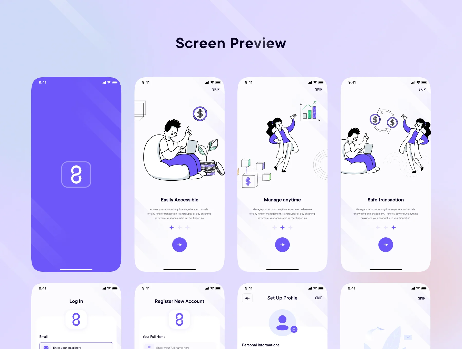 Loop || Wallet App UI Kit 5