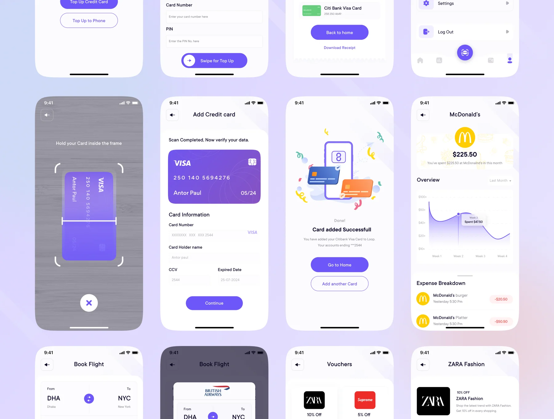 Loop || Wallet App UI Kit 8