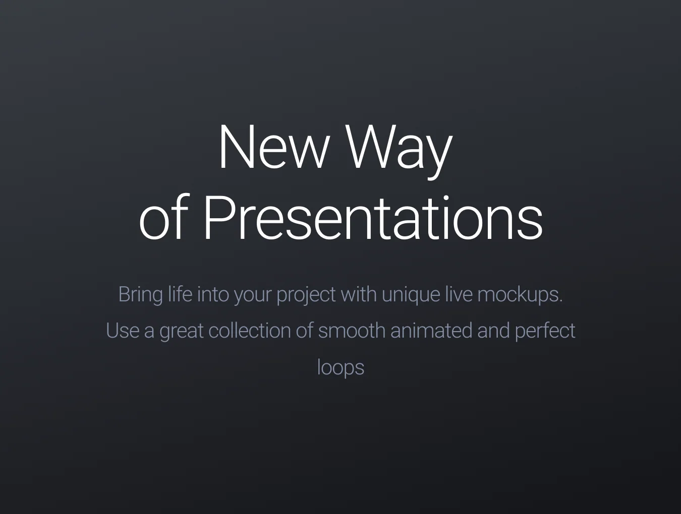 Animated Mockups Black 3