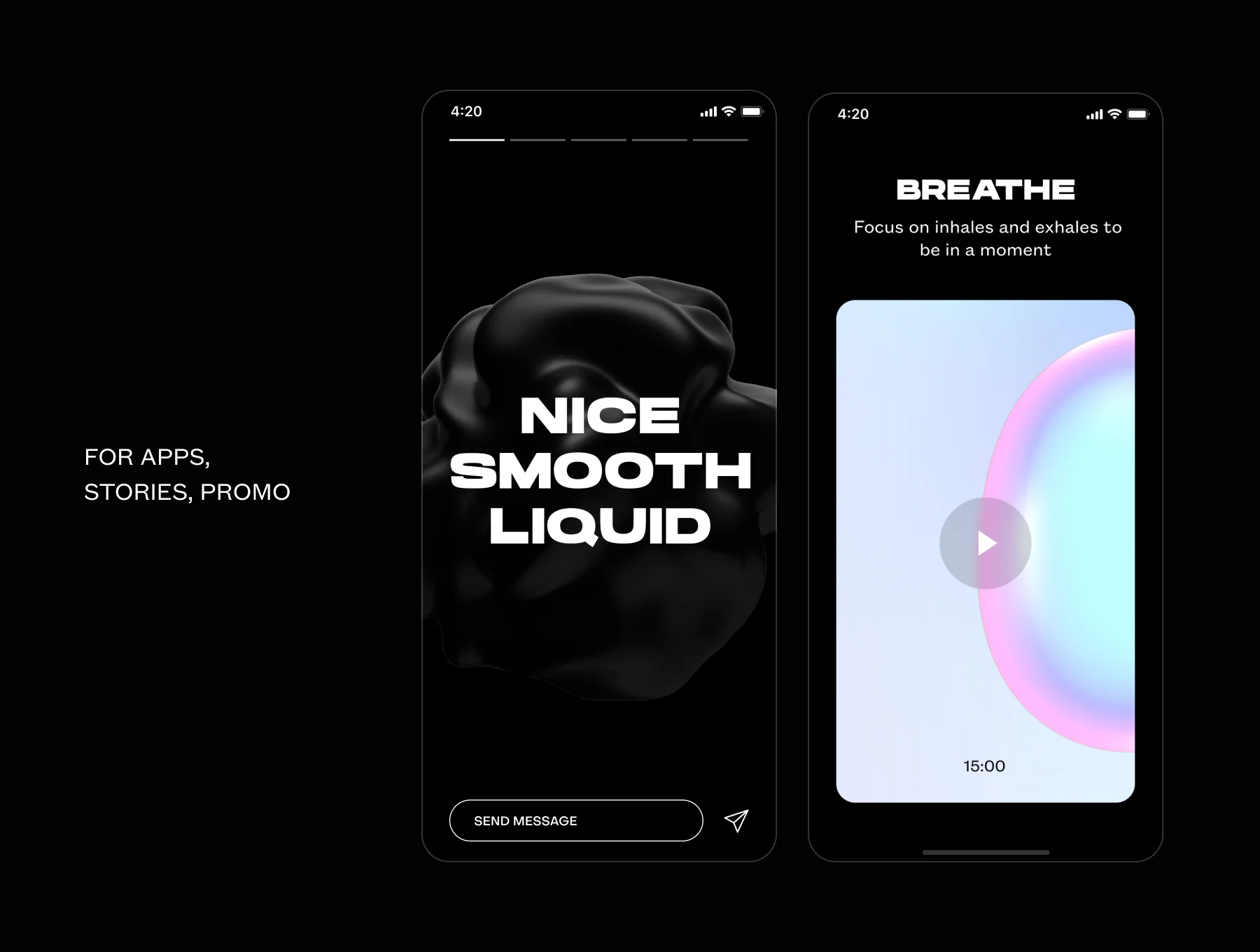 3D ANIMATED ABSTRACT SHAPES 6