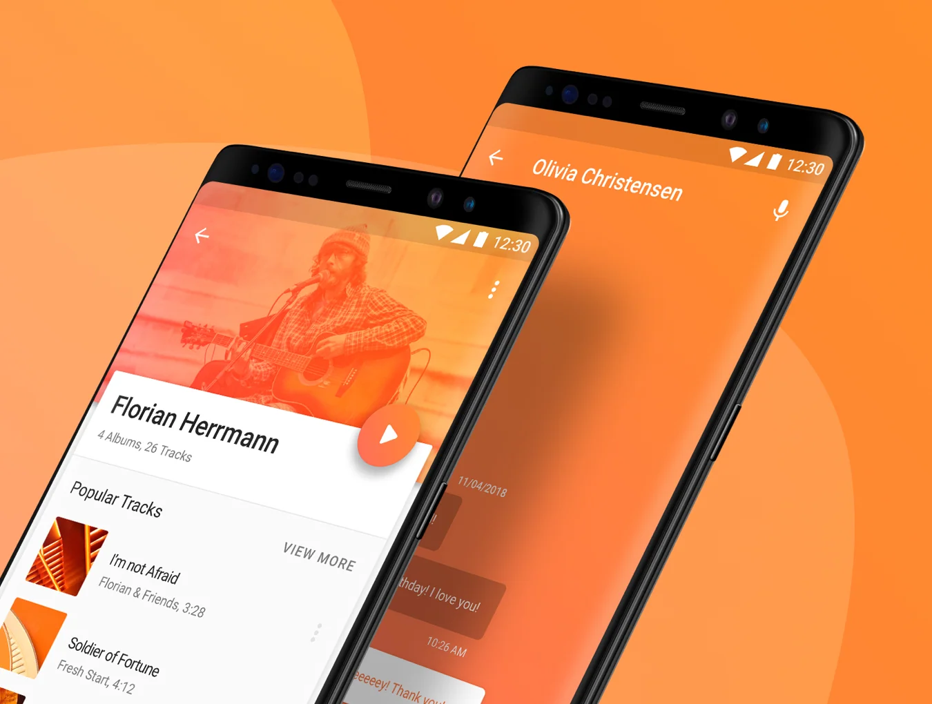 Lora Material Design UI Kit 2