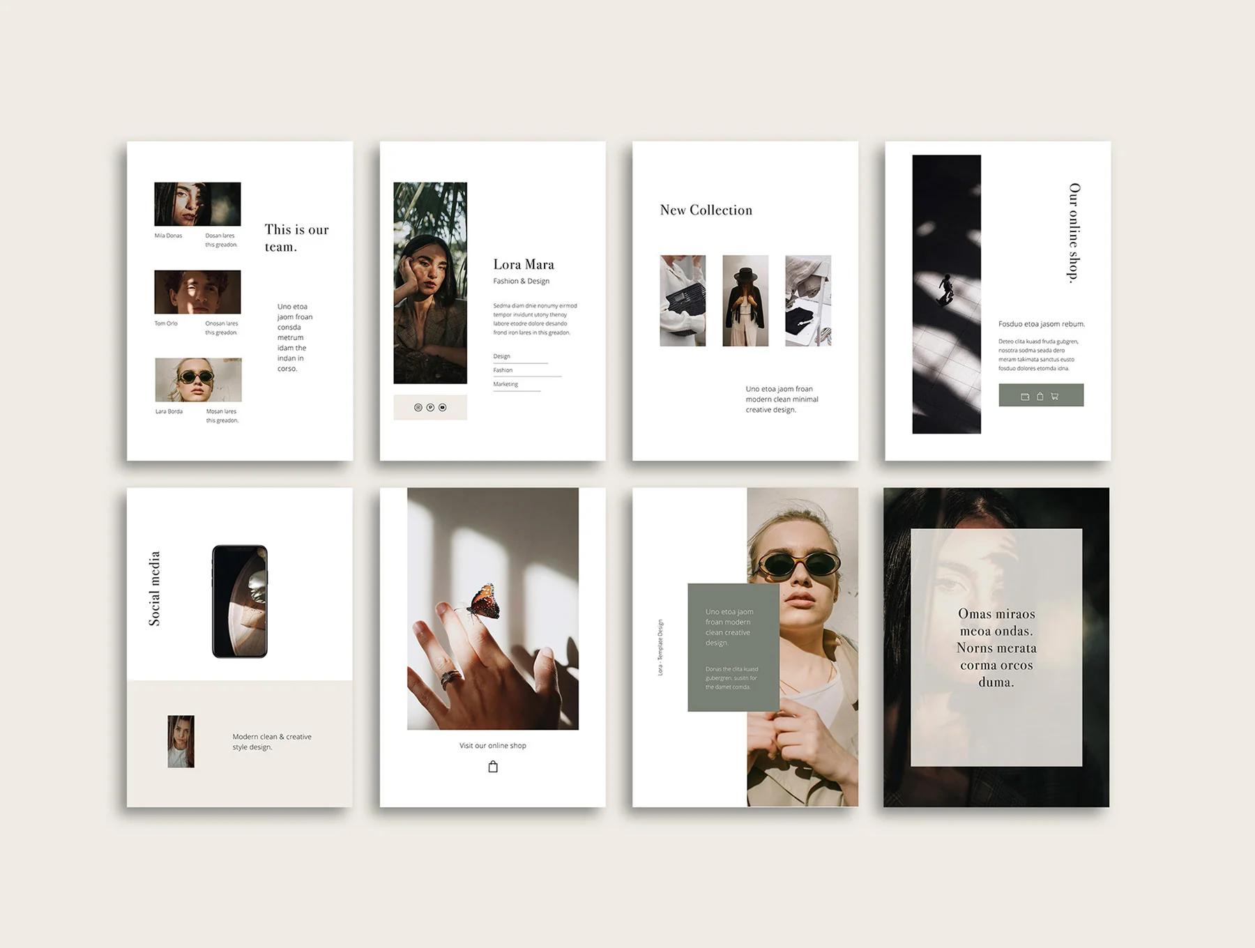 LORA - Vertical Keynote Template 2