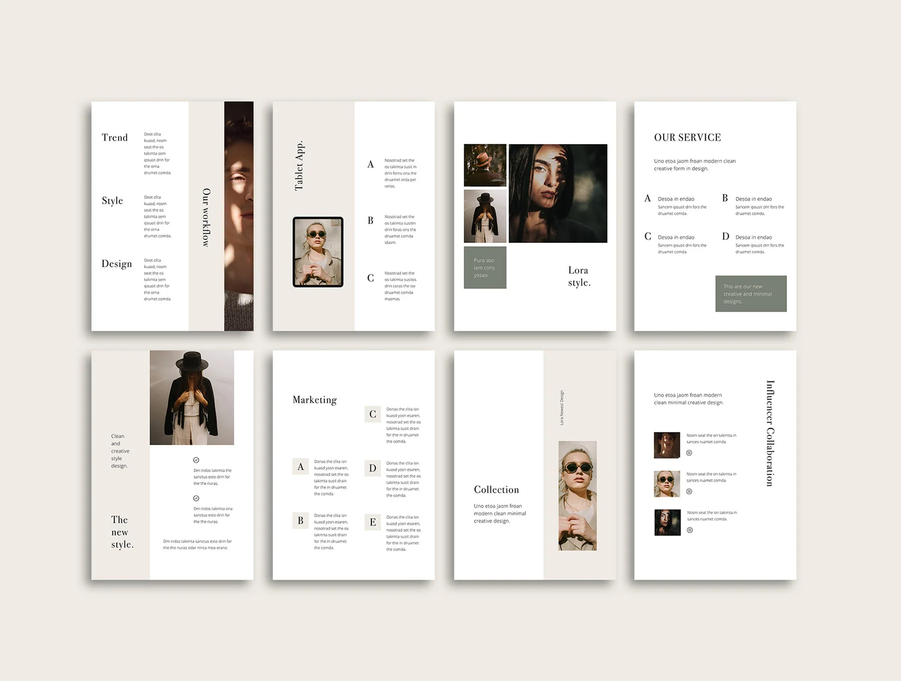 LORA - Vertical Keynote Template 3