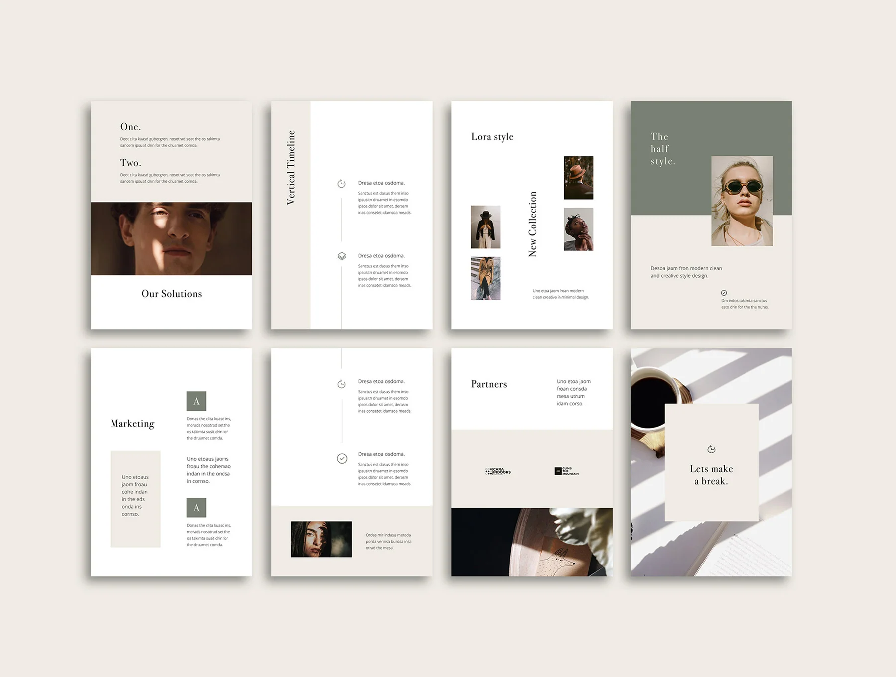 LORA - Vertical Keynote Template 5