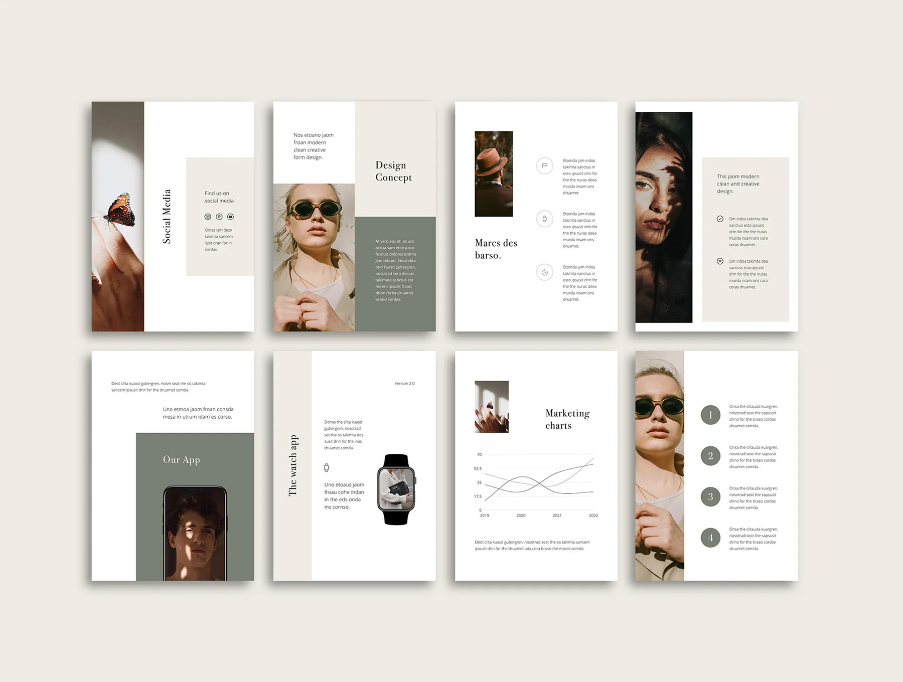 LORA - Vertical Keynote Template 7