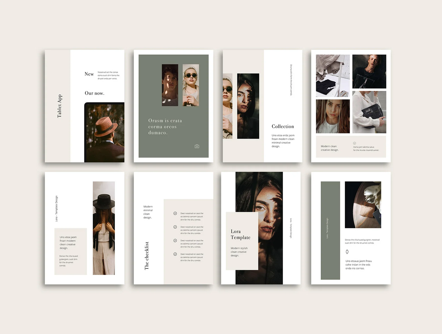 LORA - Vertical Powerpoint Template 4