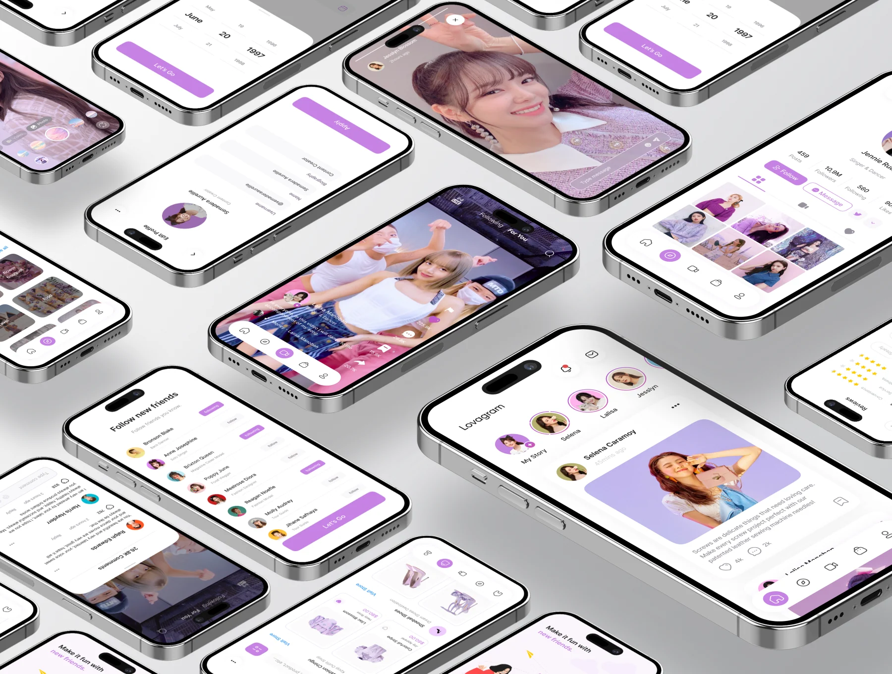 Lovagram - Social Media Ui Kit Mobile 2