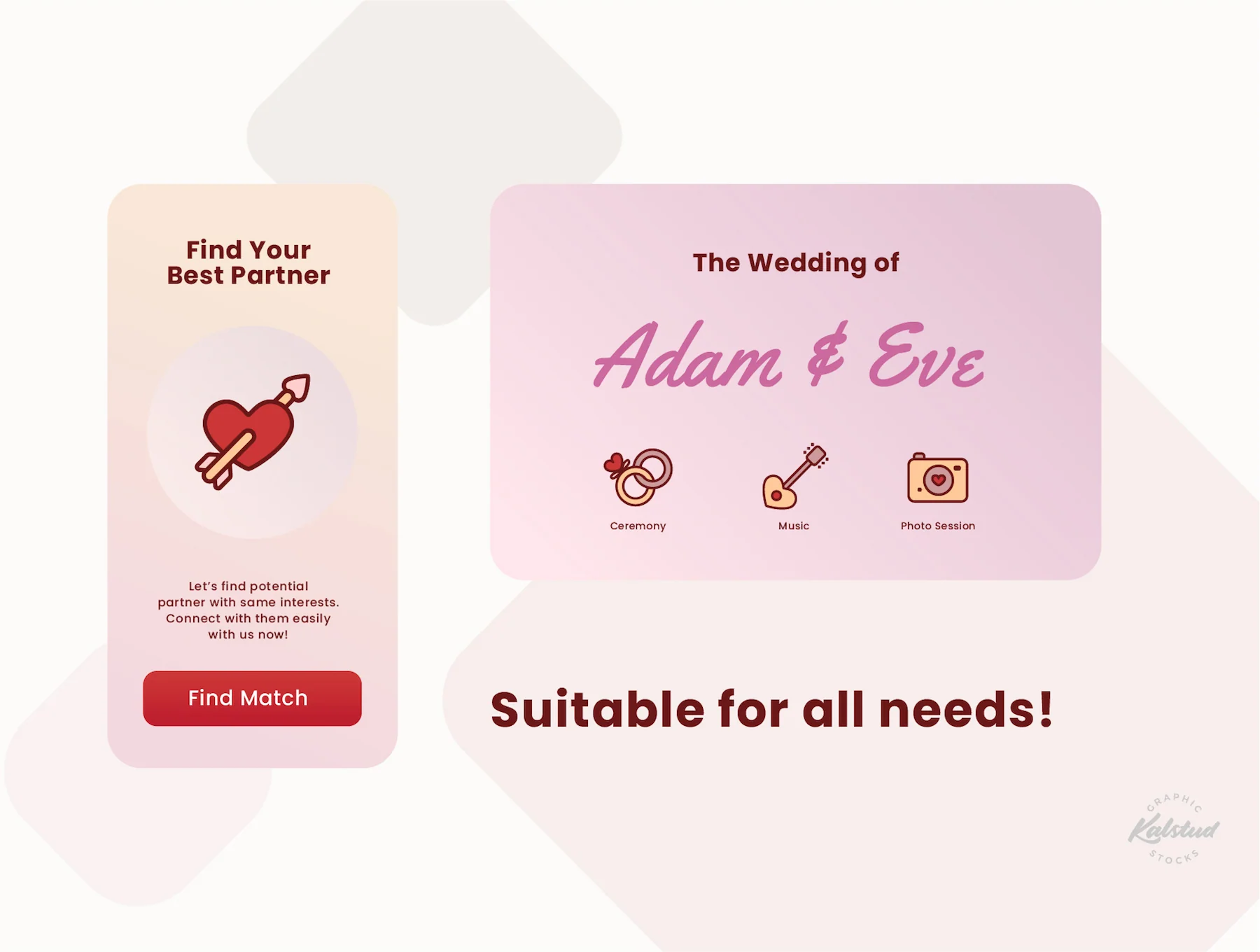 Love and Wedding Icons 4