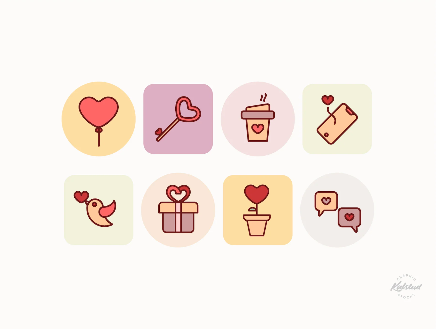 Love and Wedding Icons 5