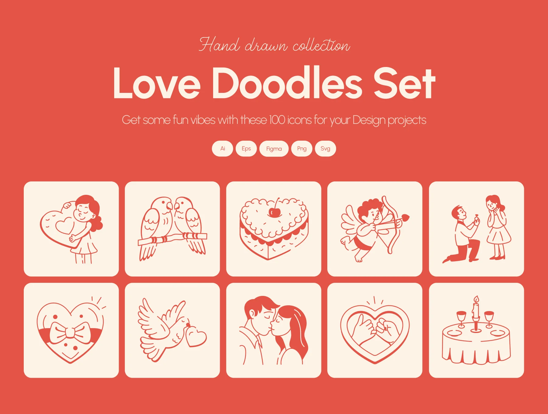 Love Doodles Set