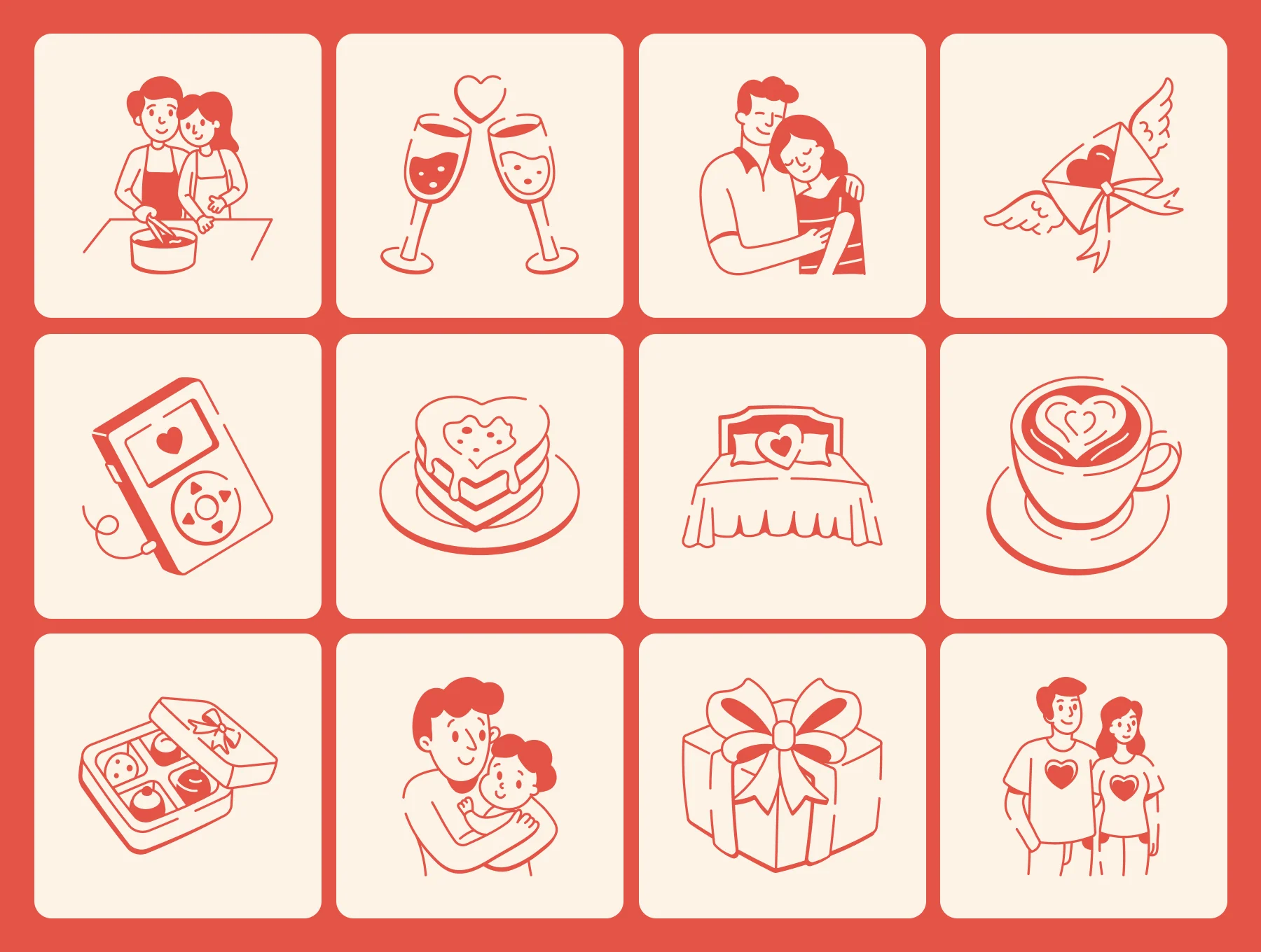 Love Doodles Set 6