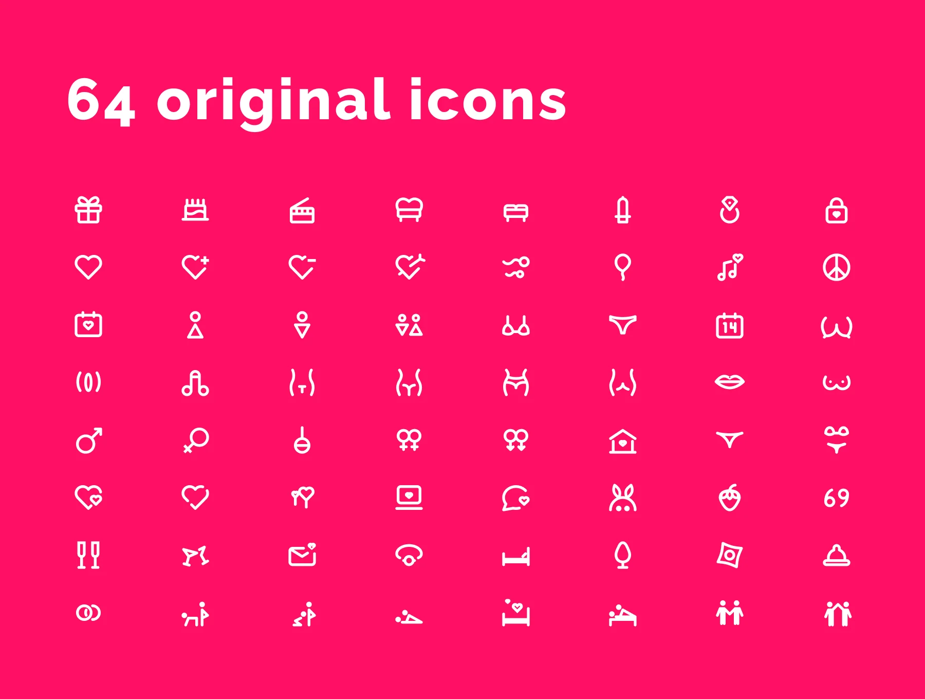 Love & Sex Icons Set 2