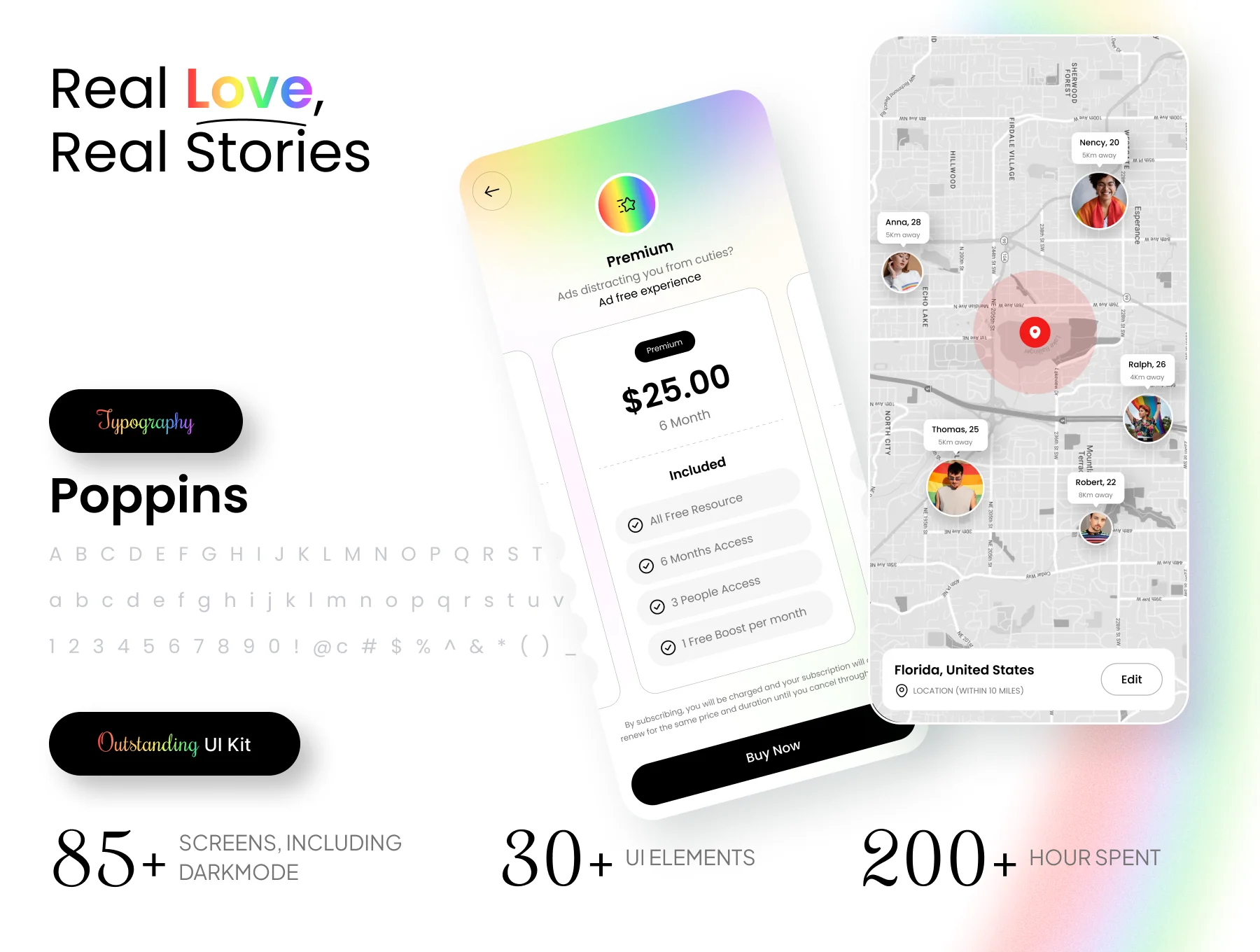 LoveisLove: LGBTQ+ Dating App UI Kit 2