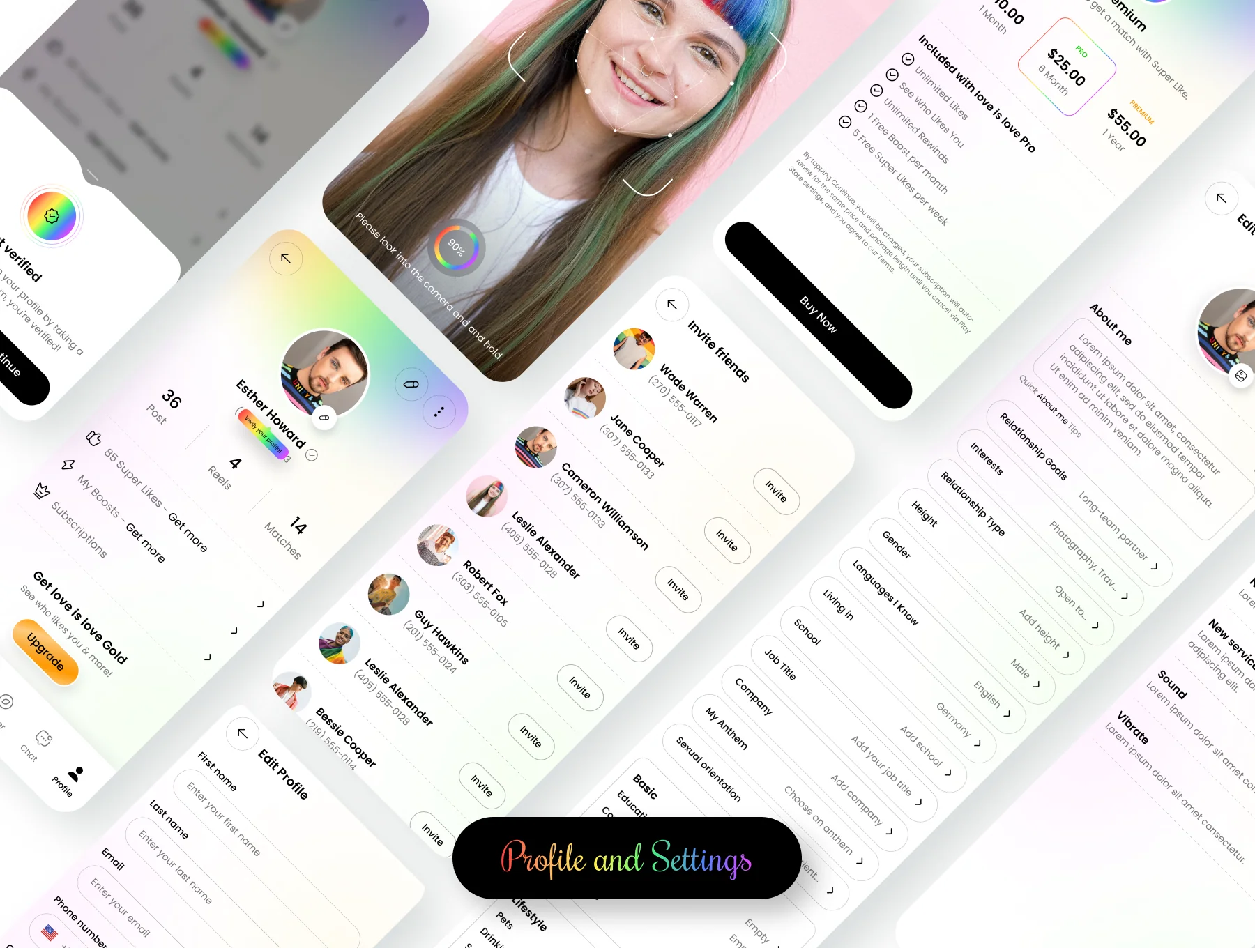 LoveisLove: LGBTQ+ Dating App UI Kit 7