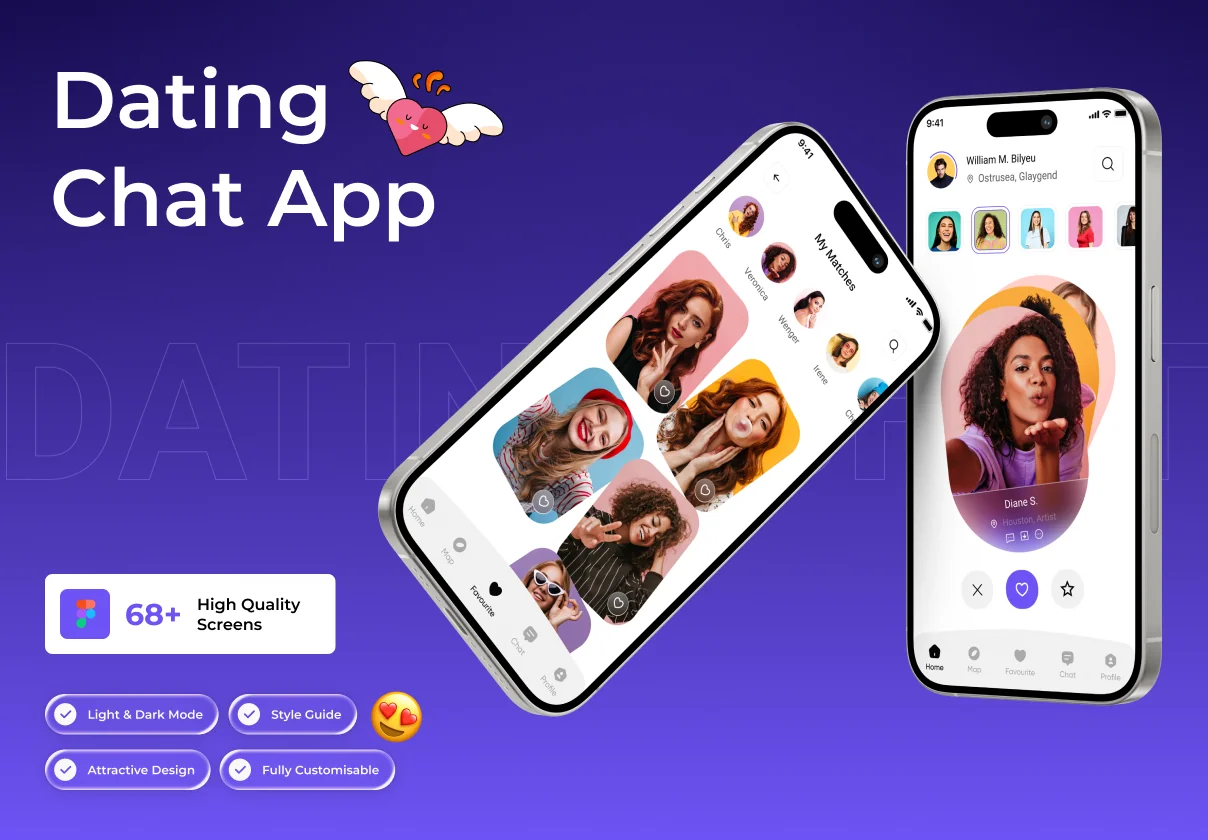 LoveLink | Modern Dating App UI Kit