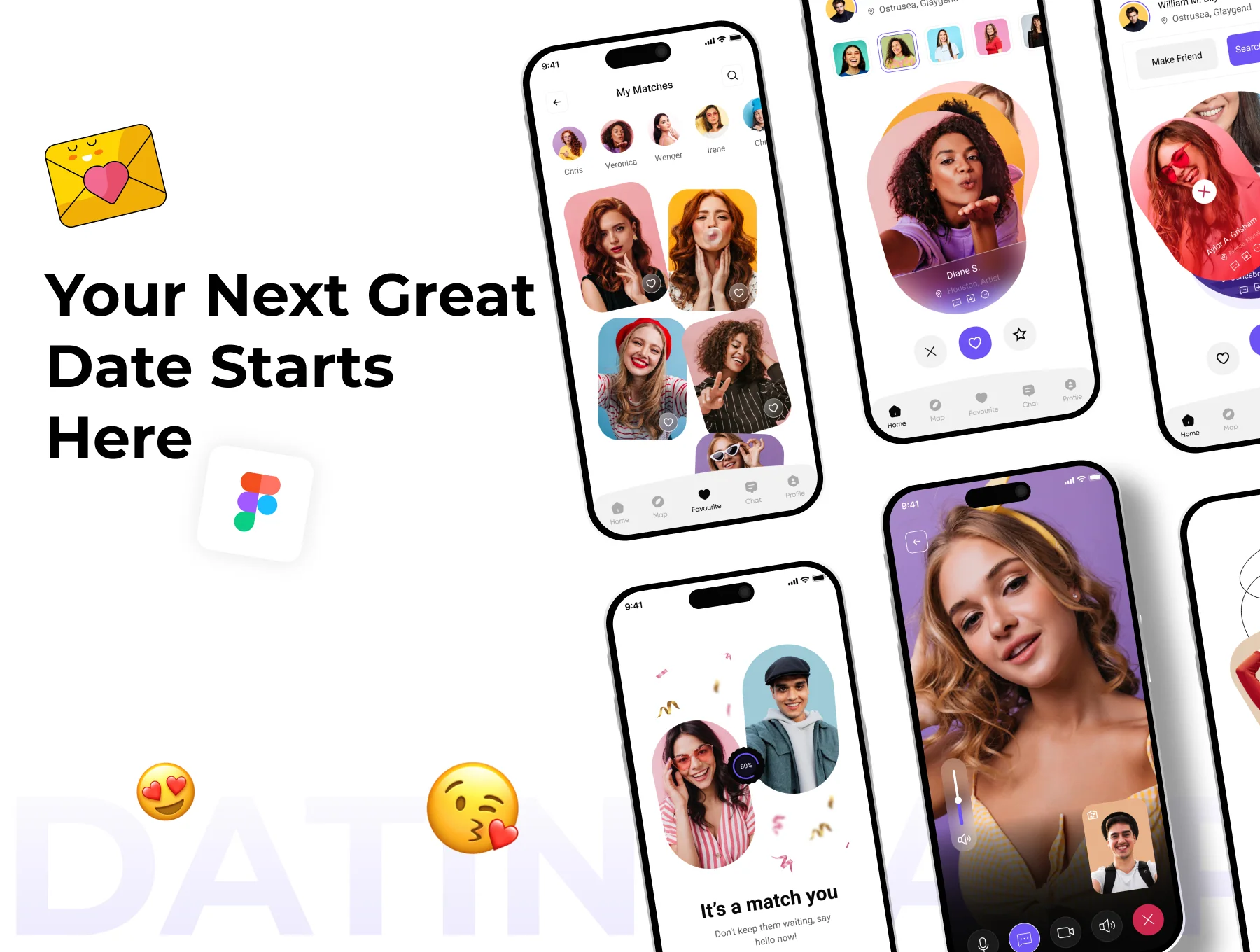 LoveLink | Modern Dating App UI Kit 9