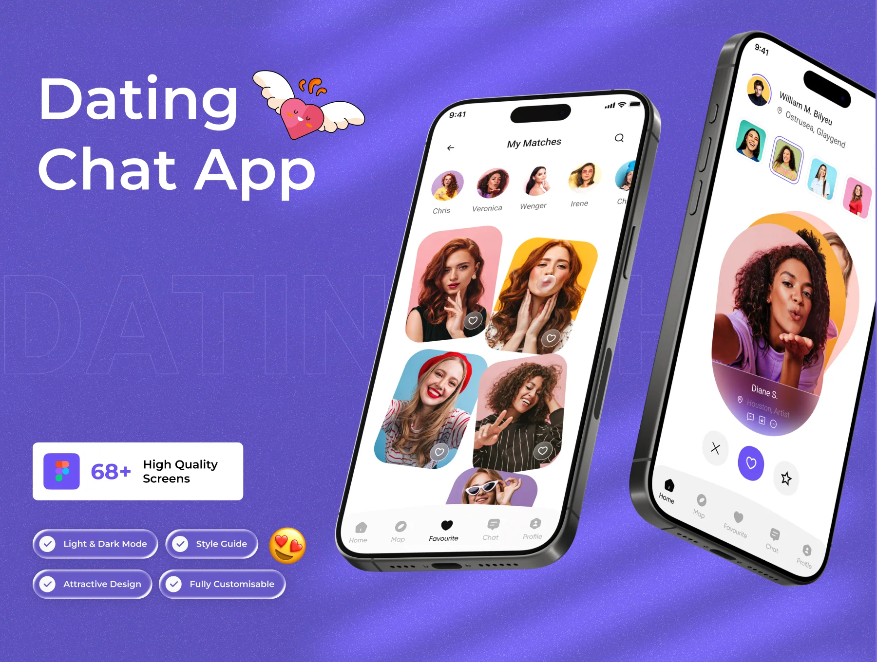 LoveLink | Modern Dating App UI Kit