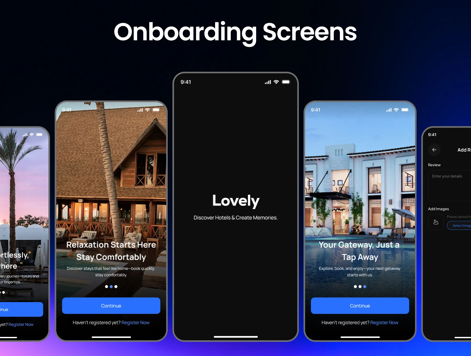 Lovely Hotel Booking 200+ Premium Screen App 3