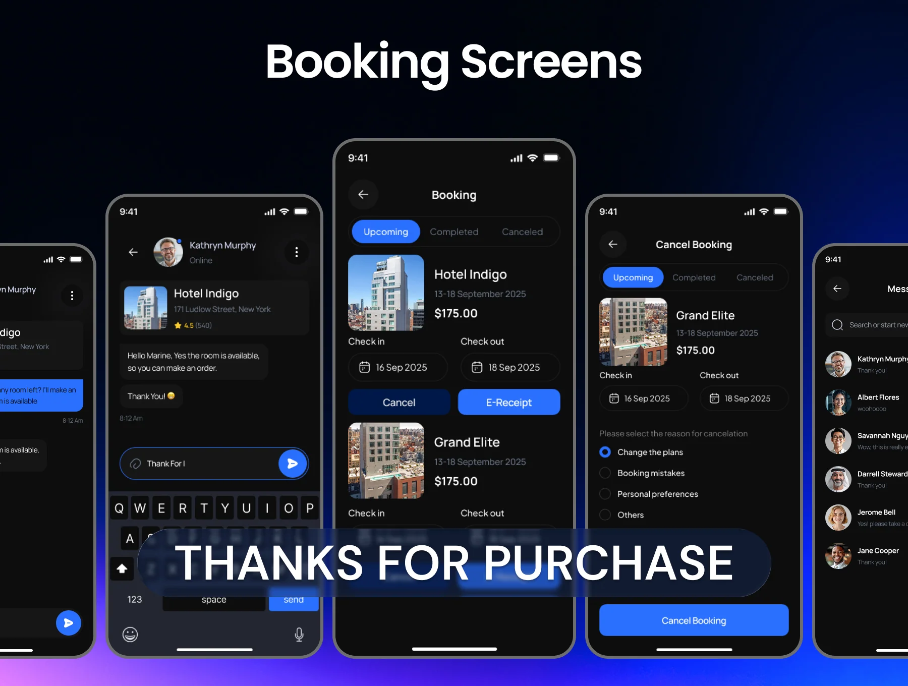 Lovely Hotel Booking 200+ Premium Screen App 8