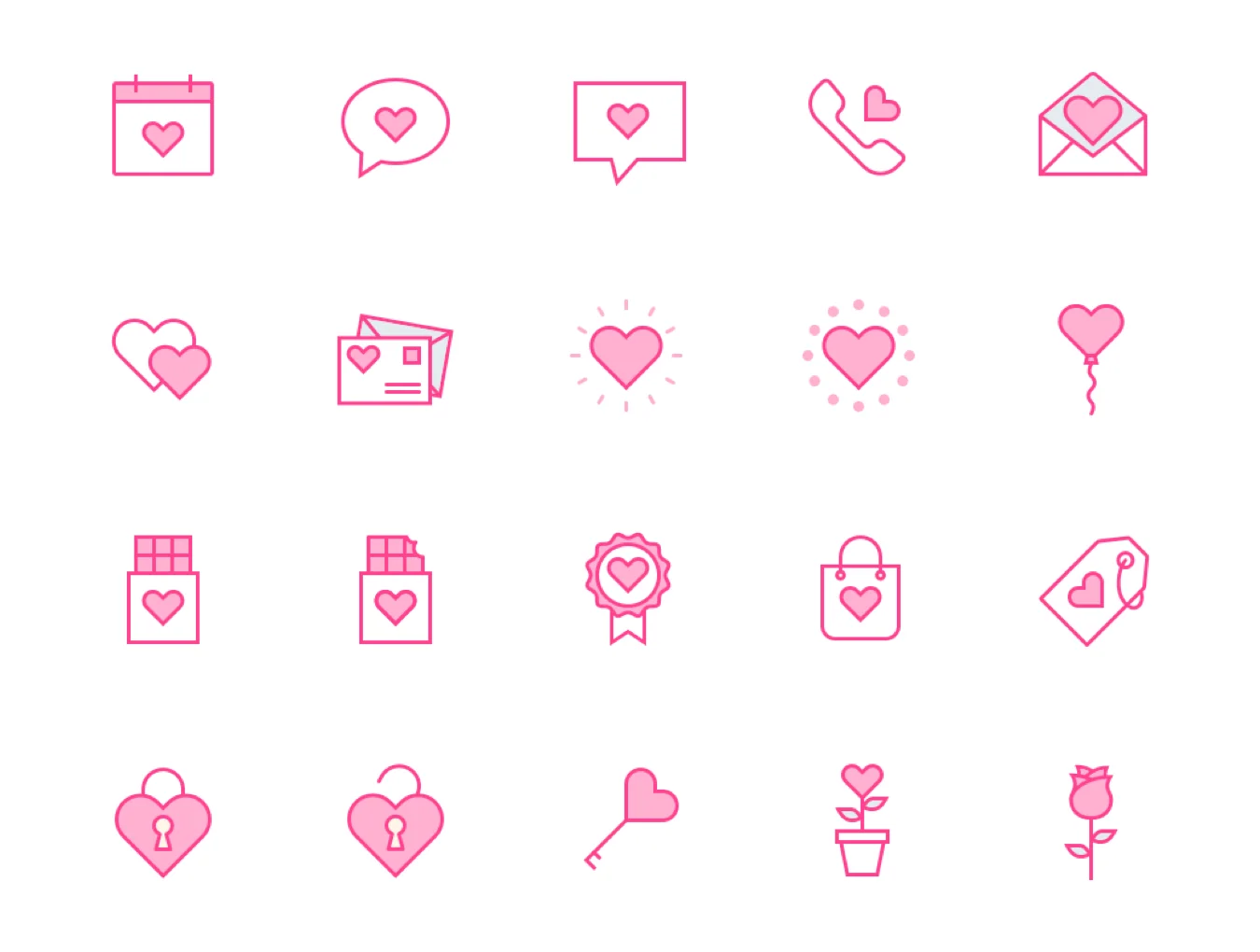 Lovely Valentine Icons 2