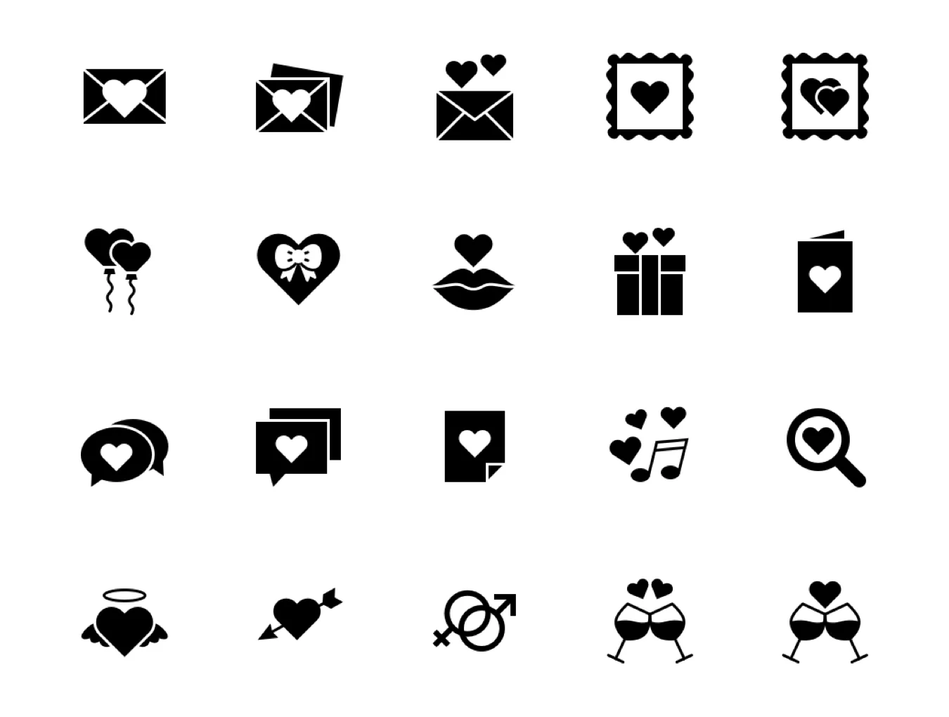 Lovely Valentine Icons 3