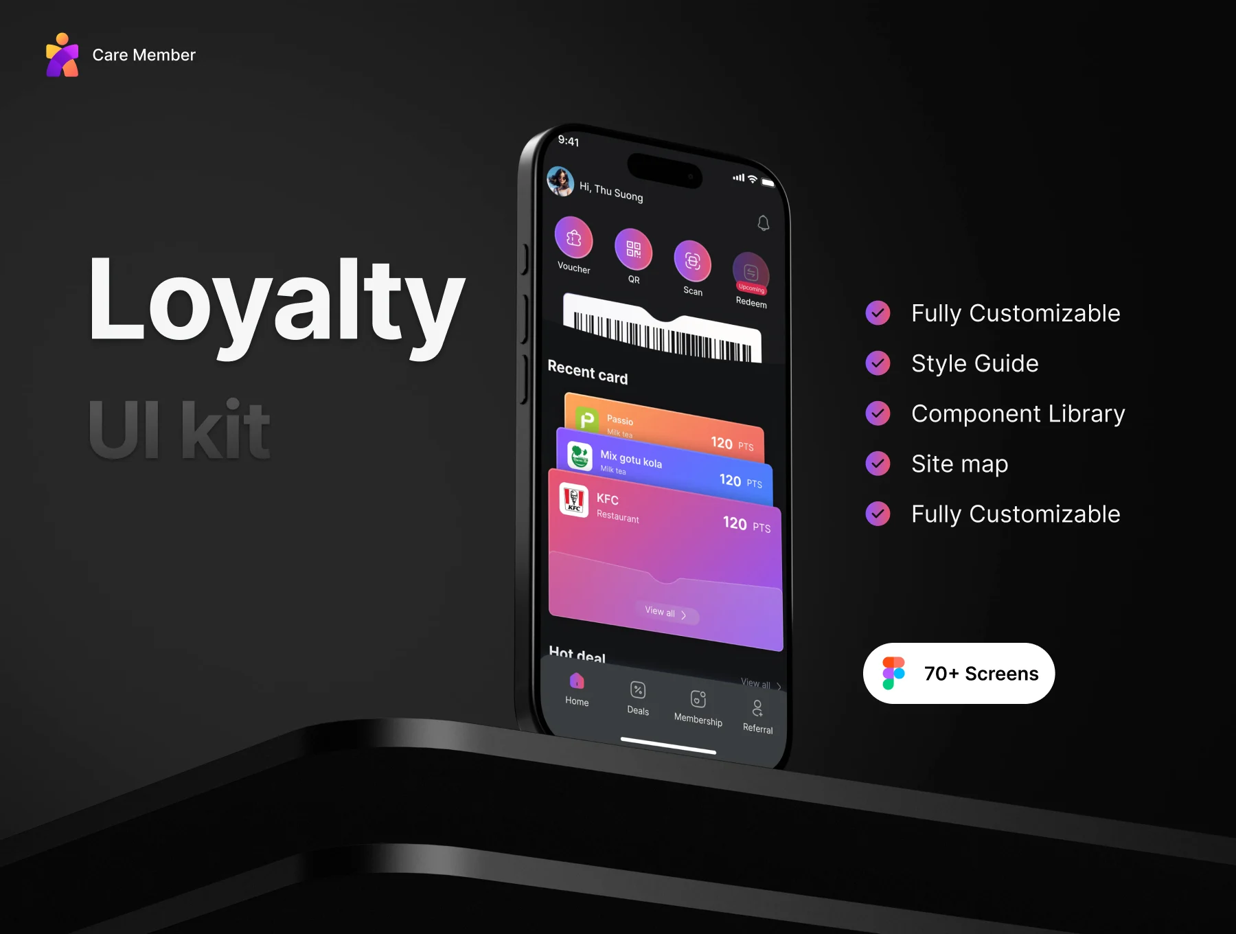 Loyalty App UI kit